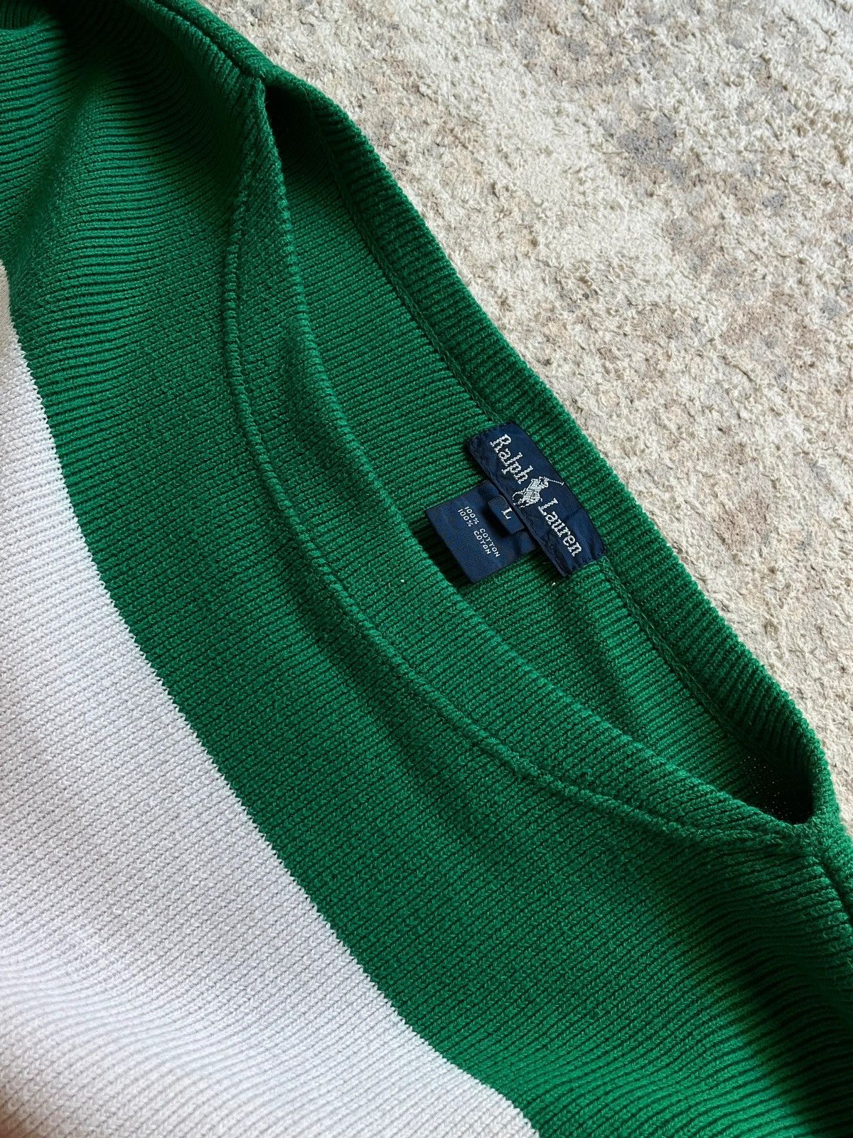 Polo Ralph Lauren Ralph Lauren CP-RL 92 Vintage 1992 Women’s Long Sweater Size L / US 10 / IT 46 - 5 Thumbnail