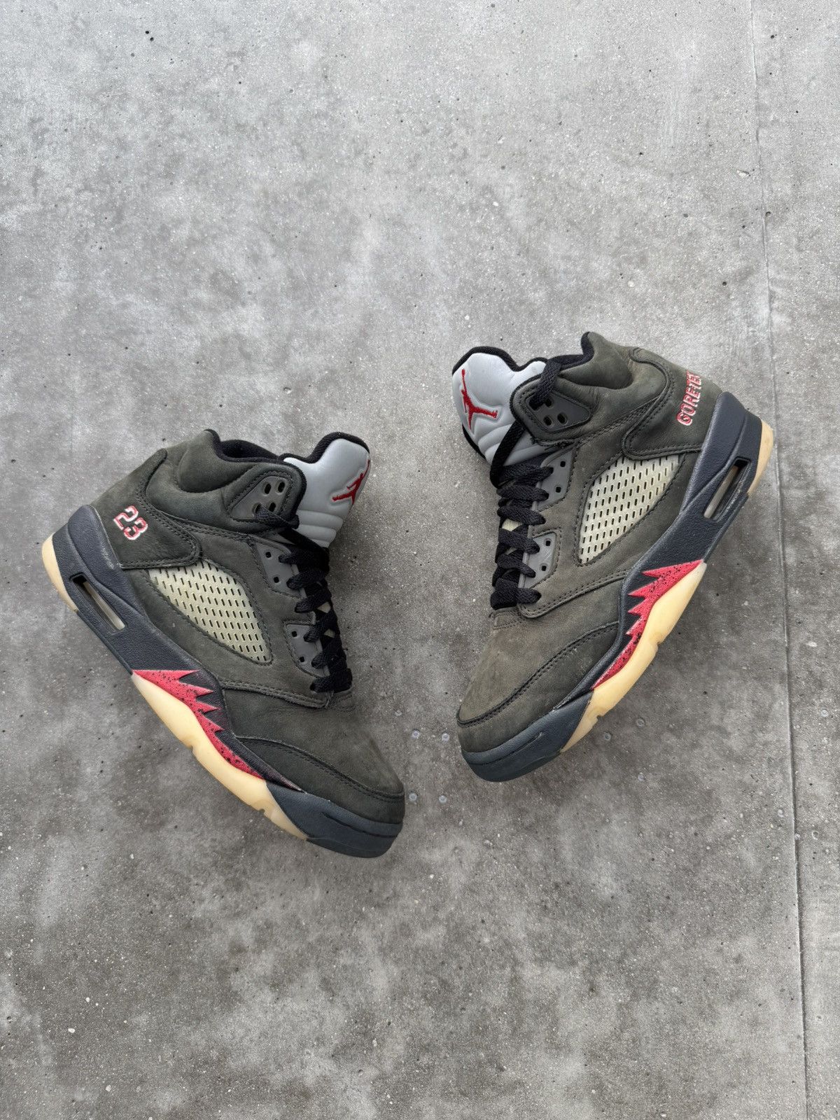 Nike Air Jordan V Gore-tex sneakers Military Green Hype