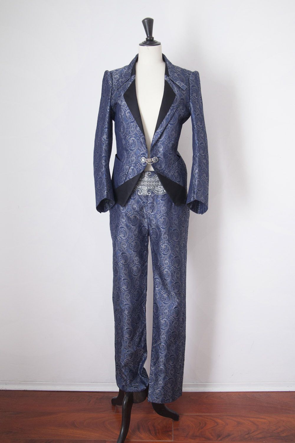 Balenciaga SS06 silk blazer & pants ensemble Size S / US 4 / IT 40 - 1 Thumbnail