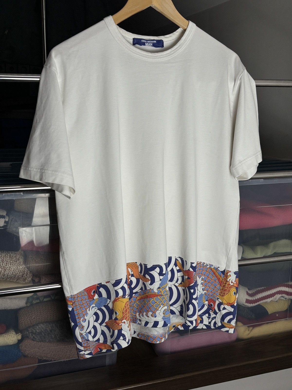 Junya Watanabe Junya Watanabe Archival Koi Fish T-Shirt Comme Des Garcons Size US L / EU 52-54 / 3 - 2 Thumbnail