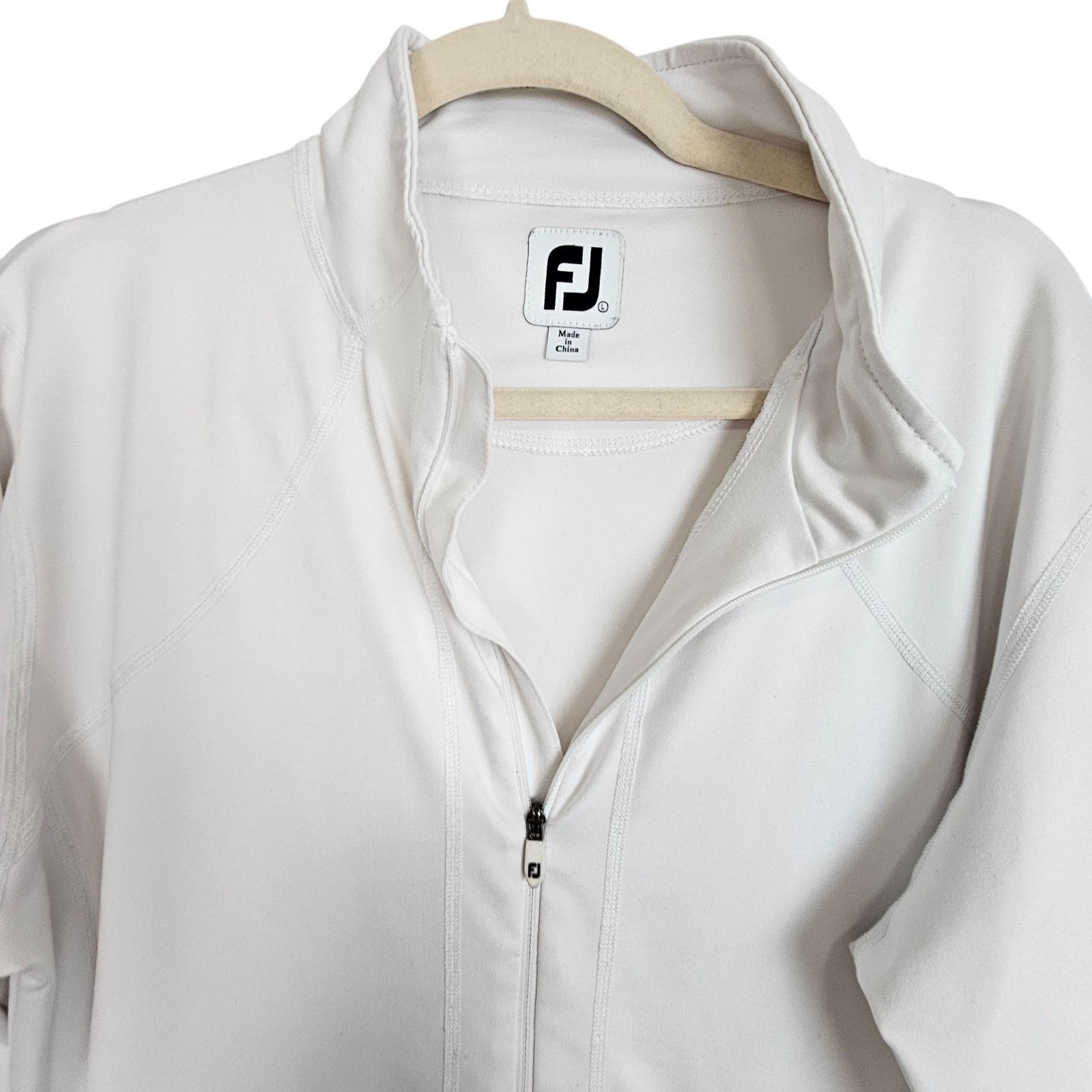 Footjoy FootJoy Womens Full Zip Golf Jacket Size L Athletic Stretch Size L / US 10 / IT 46 - 2 Thumbnail