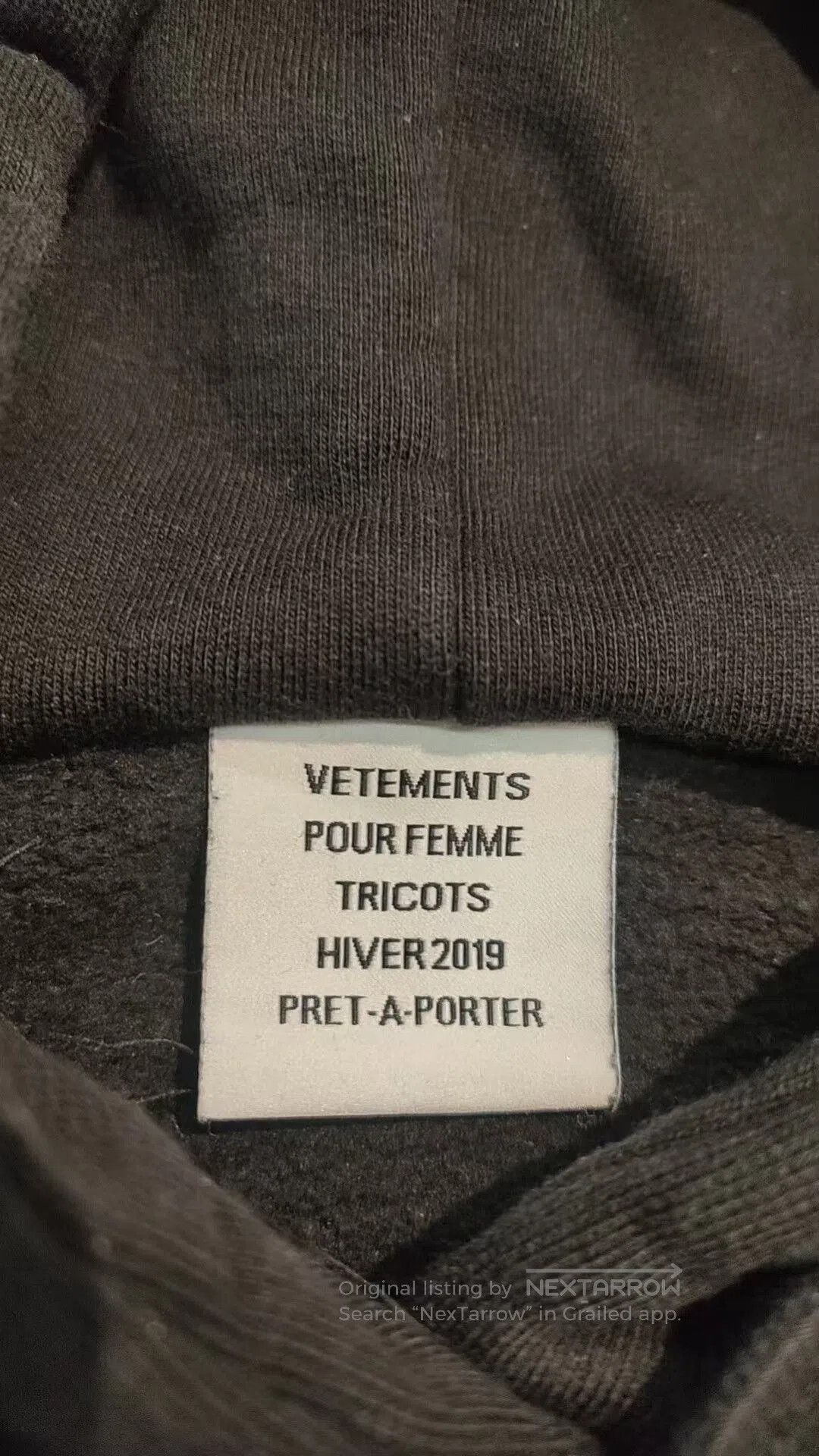 Vetements vetements Saturday hoodie in black. Size US S / EU 44-46 / 1 - 9 Thumbnail