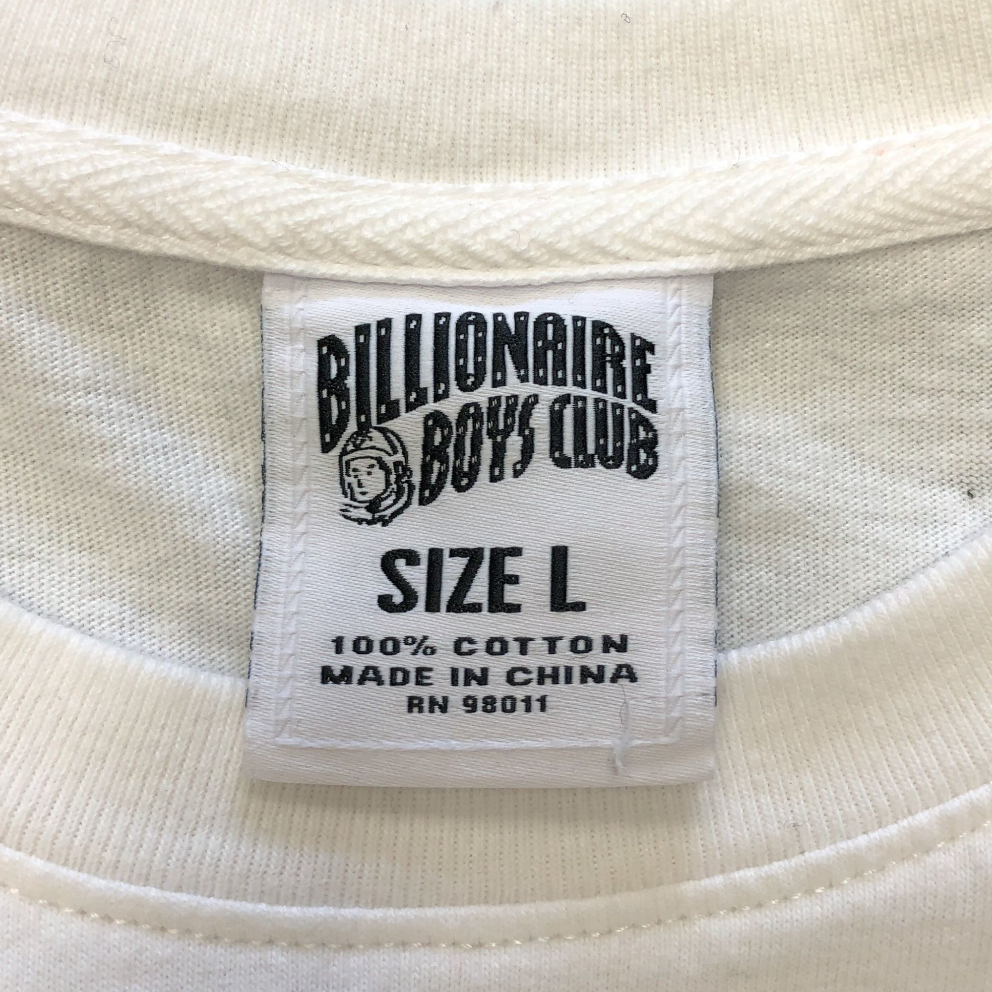 Billionaire Boys Club Pre-Owned Billionaire Boys Club Astronaut White T-Shirt - Si Size US L / EU 52-54 / 3 - 4 Thumbnail