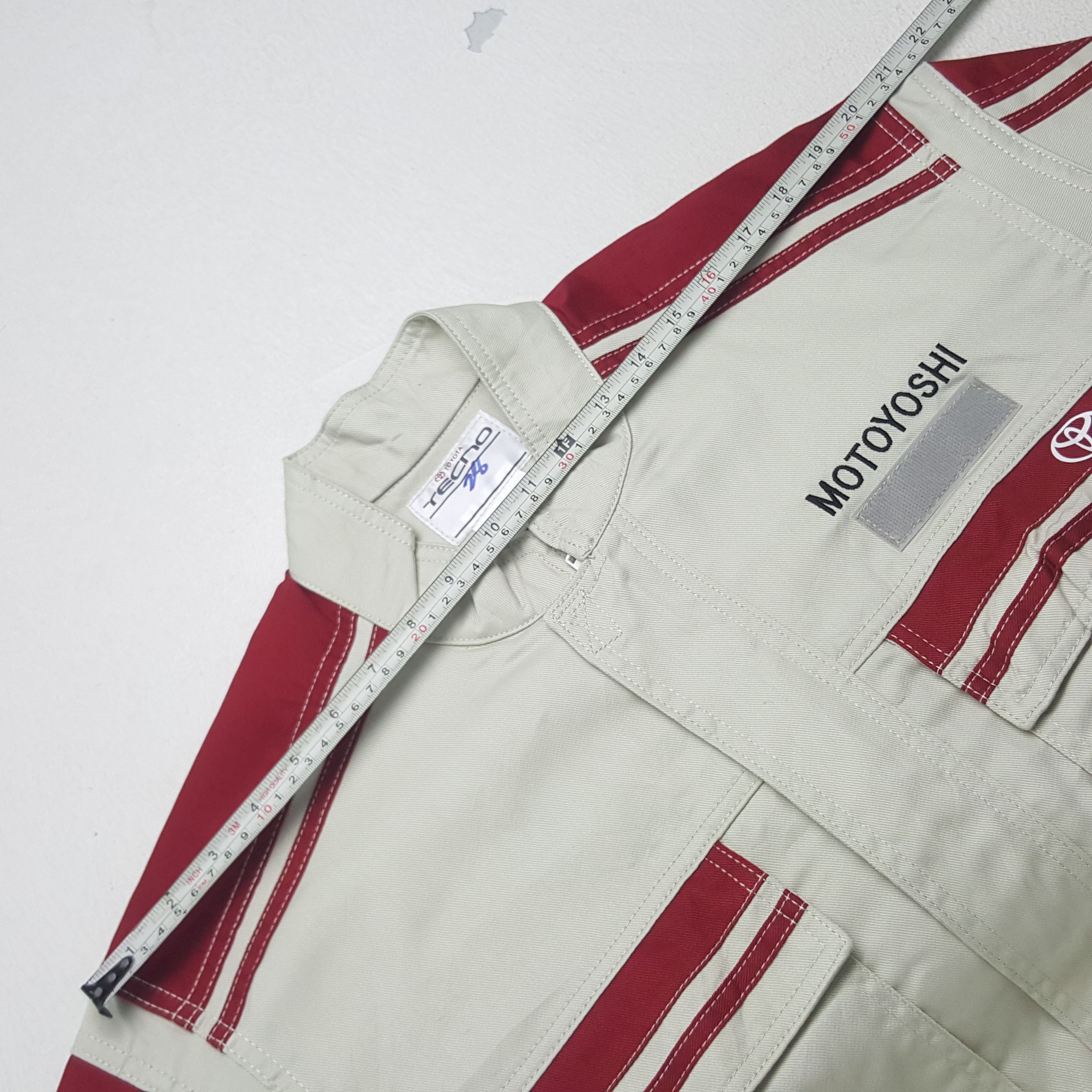 Japanese Brand × Vintage Vintage Tecno Toyota Japanese Brand Coverall Jacket Size US M / EU 48-50 / 2 - 14 Thumbnail
