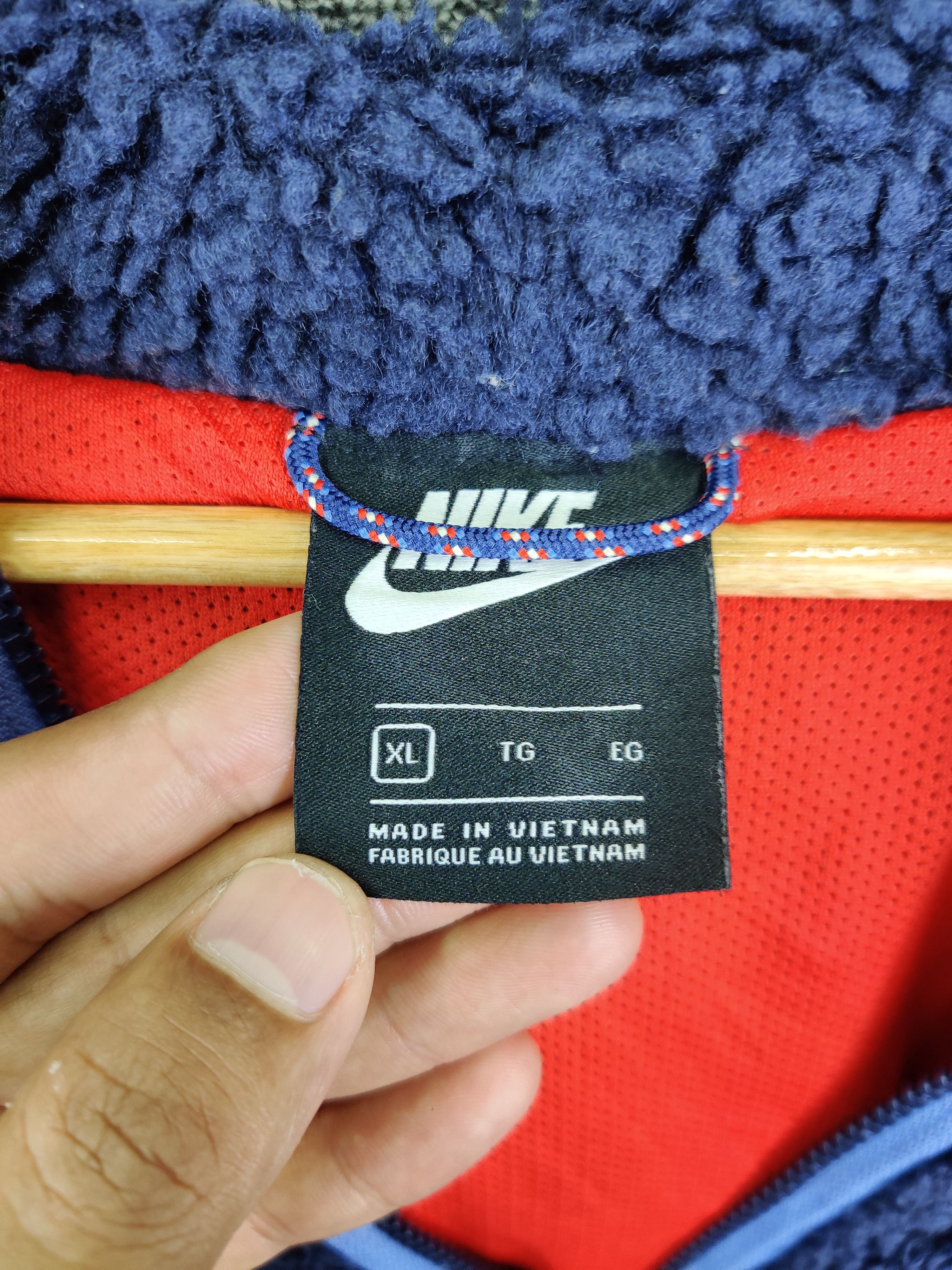 Nike Vintage Nike Sherpa Herritage Hoodie Jacket Size US M / EU 48-50 / 2 - 12 Thumbnail