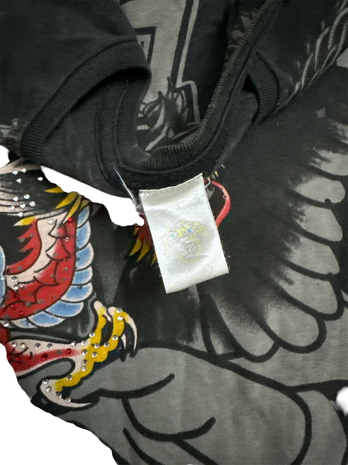 GOA 2000s Distressed Ed Hardy Christian Audigier Lgb Jnco Style Size US XL / EU 56 / 4 - 5 Thumbnail