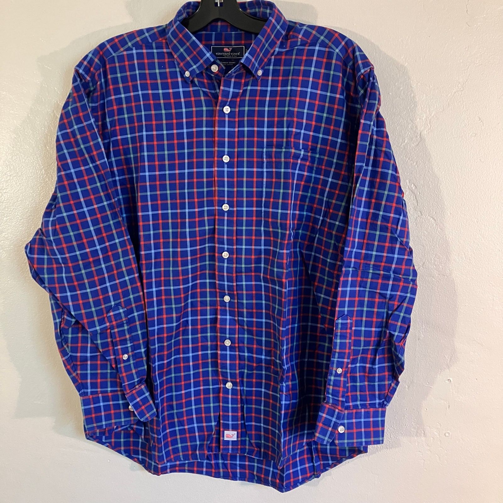 Vineyard Vines Vineyard Vines Murray Shirt Gingham Blue Red Button Up Shirt Size US L / EU 52-54 / 3 - 1 Thumbnail
