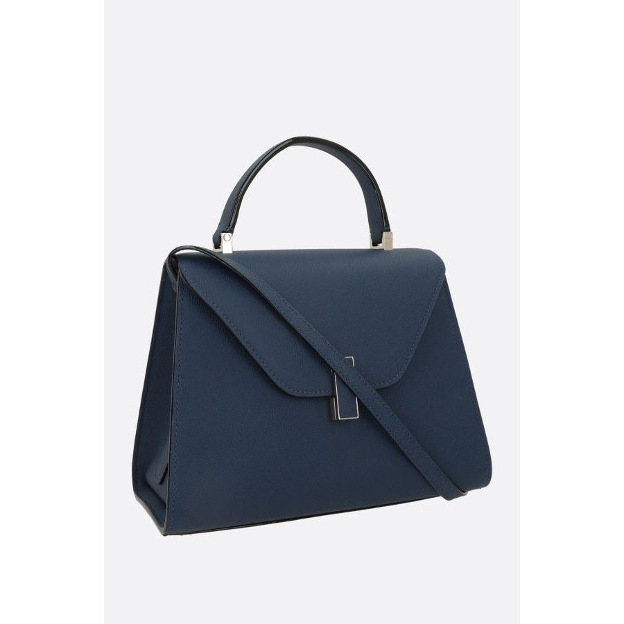 Valextra VALEXTRA Iside Medium Blue Grainy Leather Handbag New & Auth Size ONE SIZE - 2 Thumbnail