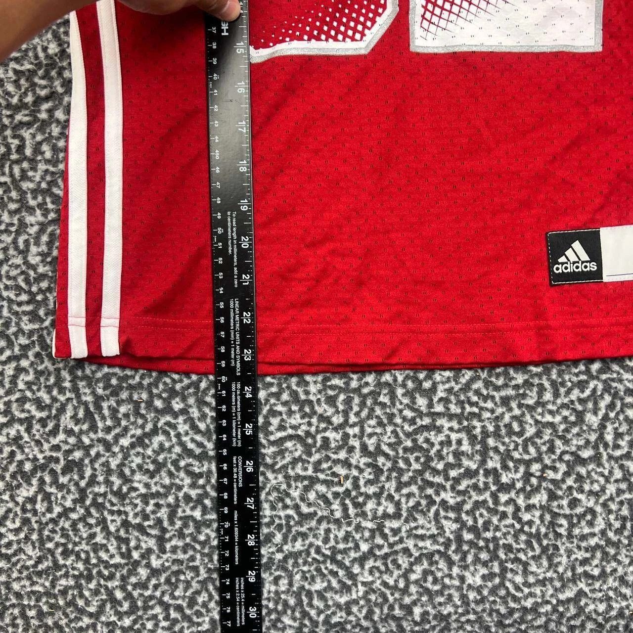 Adidas Wisconsin Badgers #32 Jersey Shirt Women Short Sleeve S Size S / US 4 / IT 40 - 4 Thumbnail