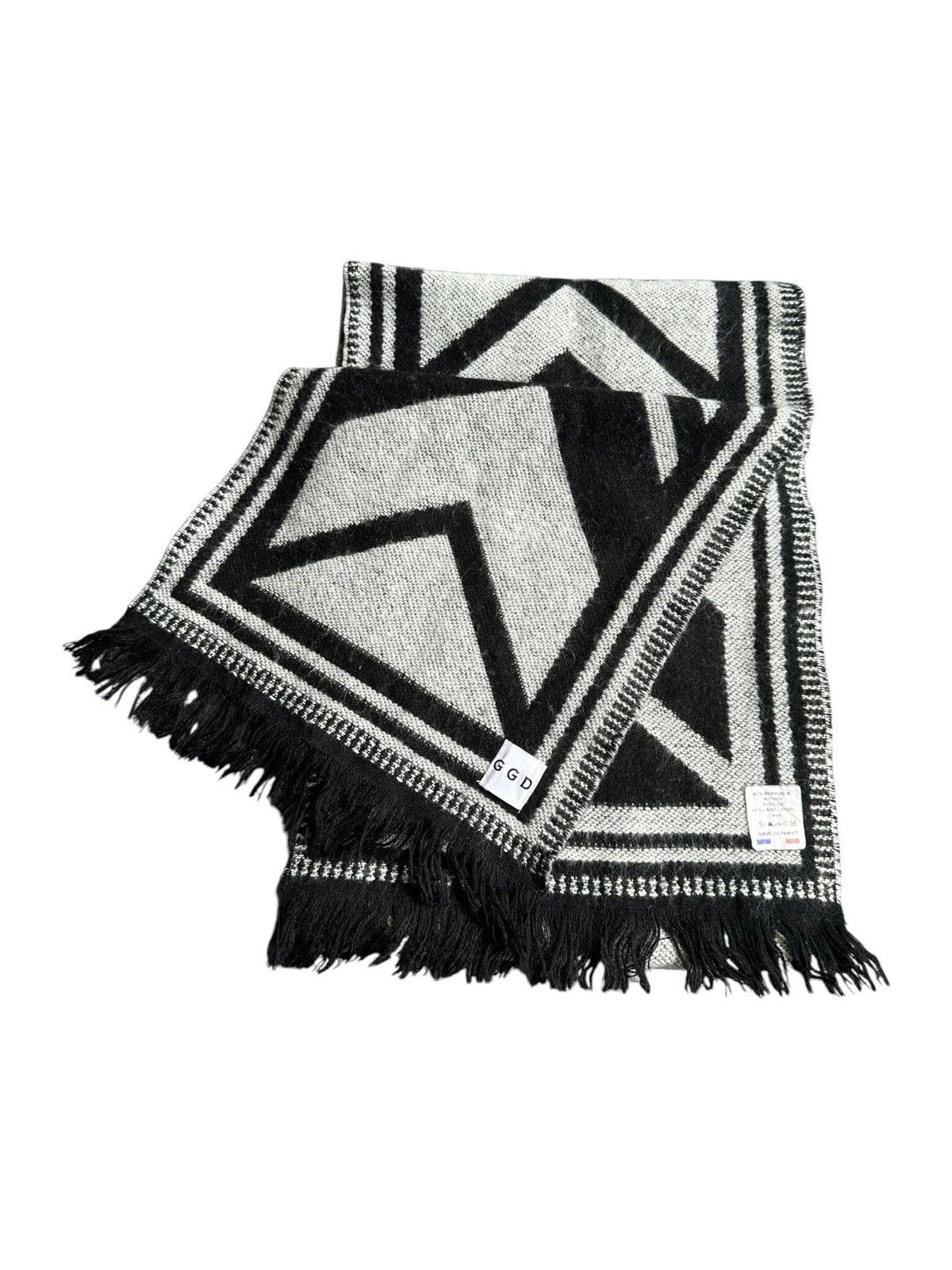 Le Grande Bleu (L.G.B.) 2000's GGD Japan wool scarf muffler Size ONE SIZE - 3 Thumbnail