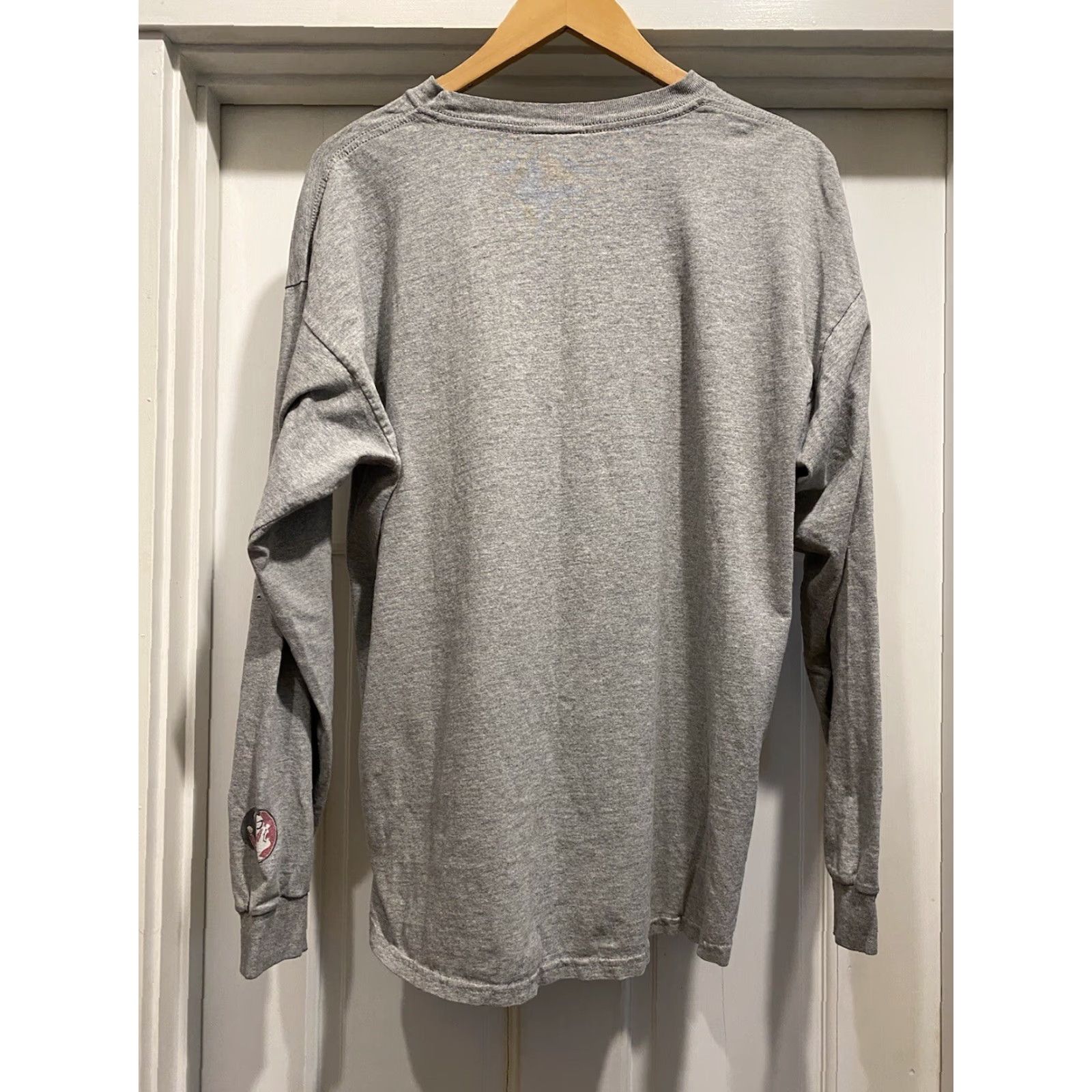 Vintage VINTAGE Mens XL Long Sleeve Florida Seminoles State Gray Shirt Viatran Crew Neck Size US XL / EU 56 / 4 - 5 Thumbnail