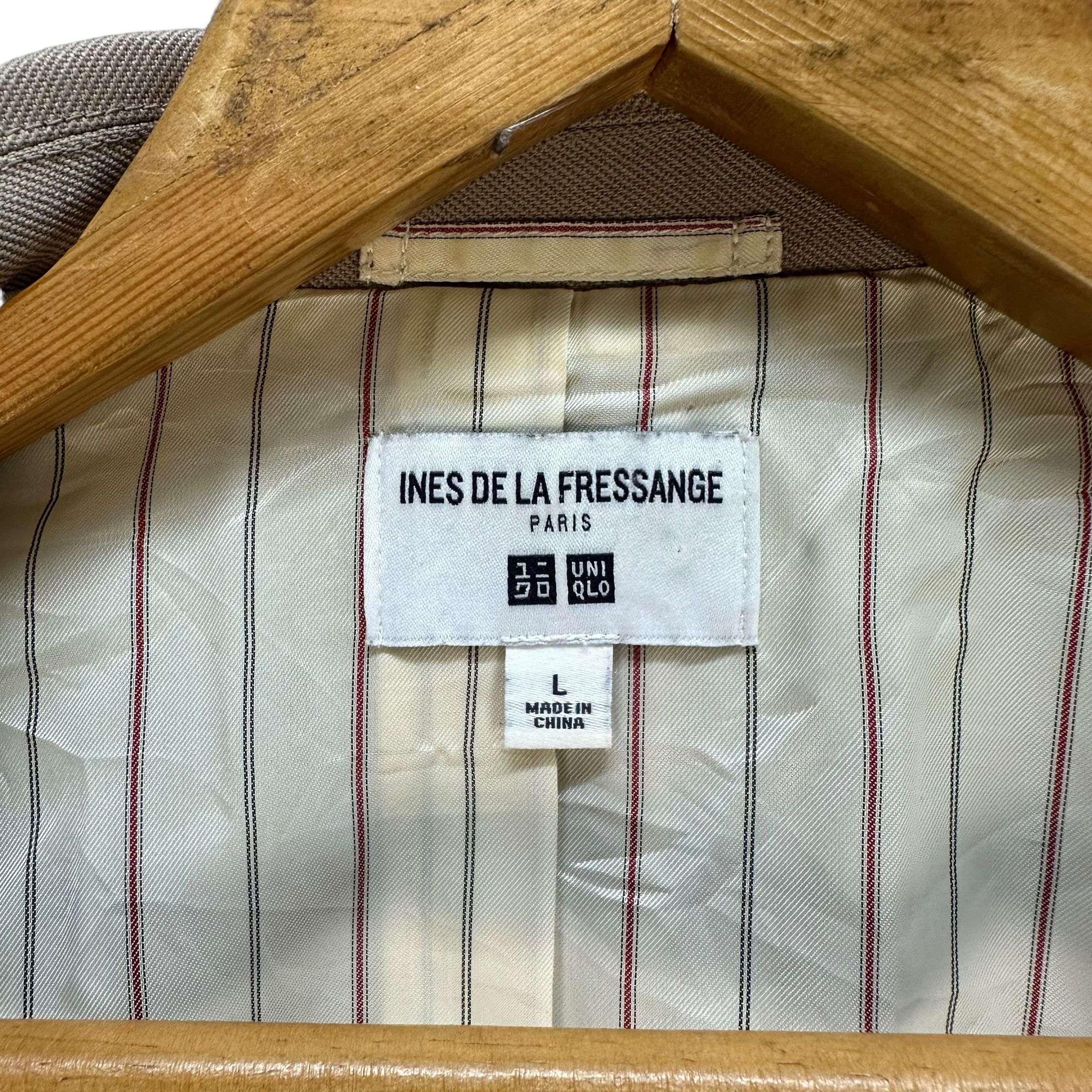 Uniqlo INES DE LA FRESSANGE Paris Suit Jacket Blazer #A16-0385 Size L / US 10 / IT 46 - 7 Thumbnail