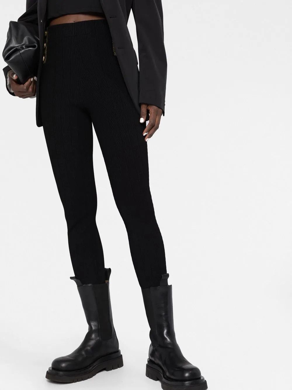 Balmain o1y0625 Sweatpant in Black Size 27" / US 4 / IT 40 - 4 Thumbnail