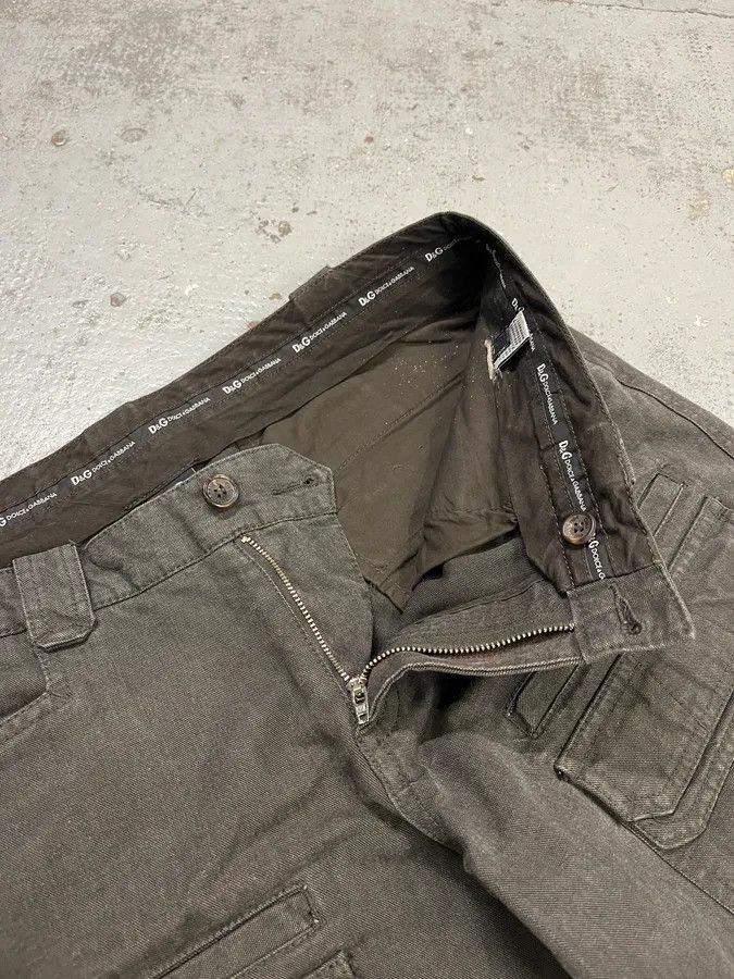 Dolce & Gabbana SS2008 Dolce & Gabbana Multi-Pocket Cargo Grey Pants Size US 34 / EU 50 - 11 Thumbnail