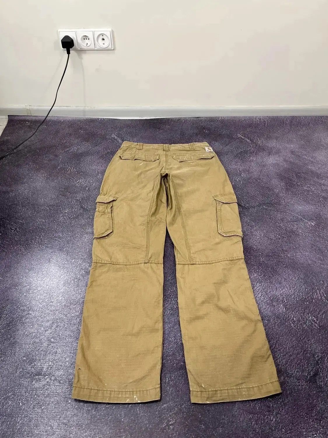 Carhartt × Vintage Vintage Carhartt American Hype Work Baggy Cargo Pants Size US 32 / EU 48 - 3 Thumbnail