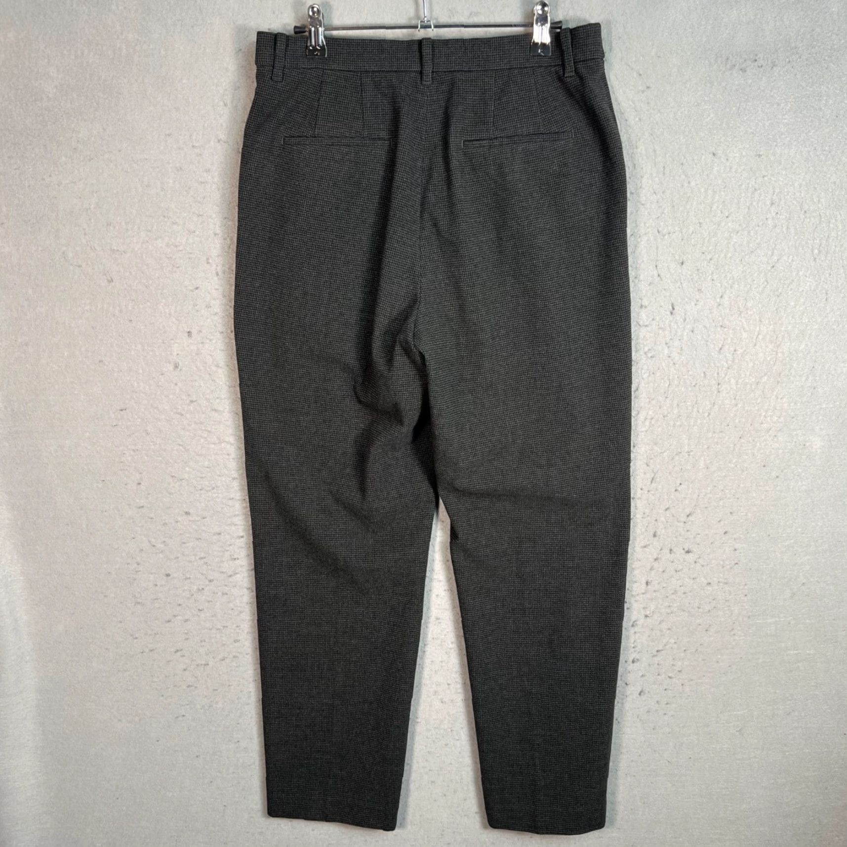 Uniqlo Uniqlo Women’s Size 29 Gray Houndstooth Pattern Trousers Chino Pants Size 29" - 2 Thumbnail