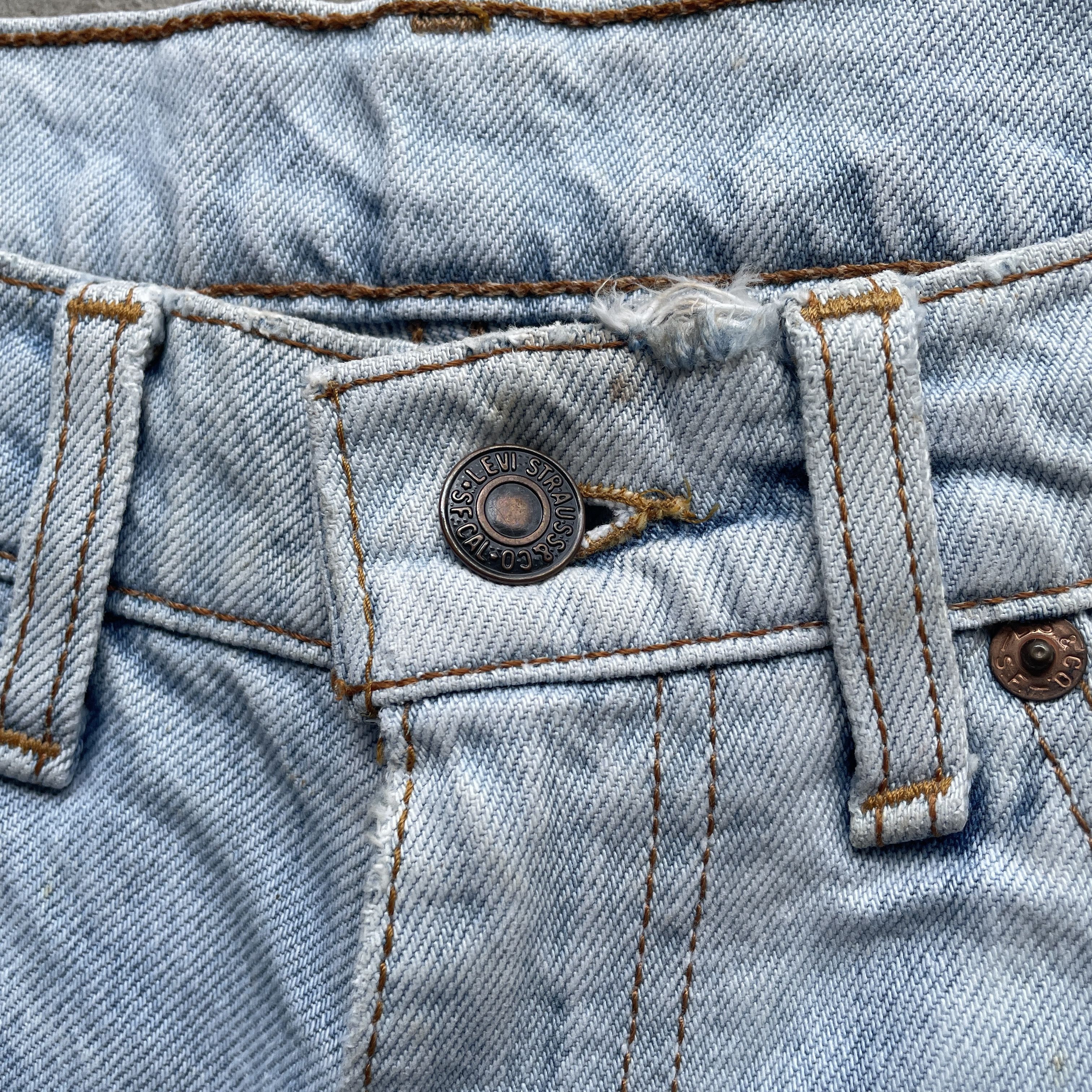 Levi's × Levi's Vintage Clothing VINTAGE LEVI’S JEANS MUD FADED LIGHTWASH DENIM PANTS W29 Size US 29 - 6 Thumbnail