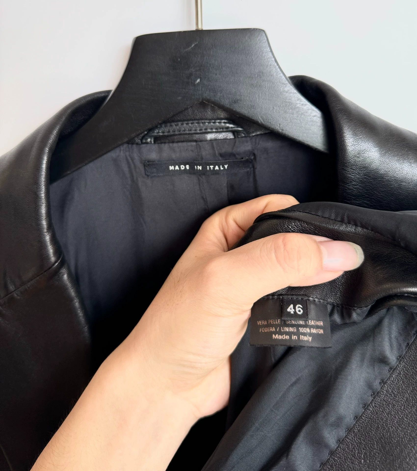 Gucci Gucci Tom Ford Era Leather Blazer 46 95% New Size 46R - 9 Thumbnail