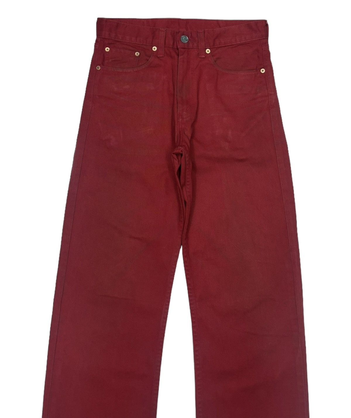 Japanese Brand RARE💥 LEVIS 508 RED DENIM JEANS Size US 30 / EU 46 - 7 Thumbnail
