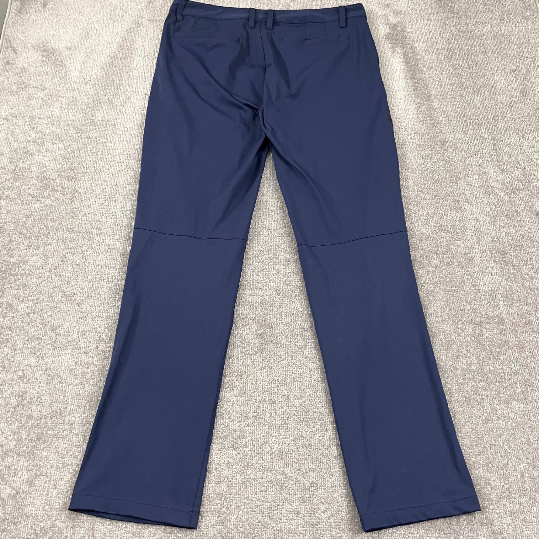 Rhone RHONE Mens 34 x 33 Blue Straight Chino 5-Pocket Pants 100020 Commuter Lifestyle Size US 34 / EU 50 - 2 Thumbnail