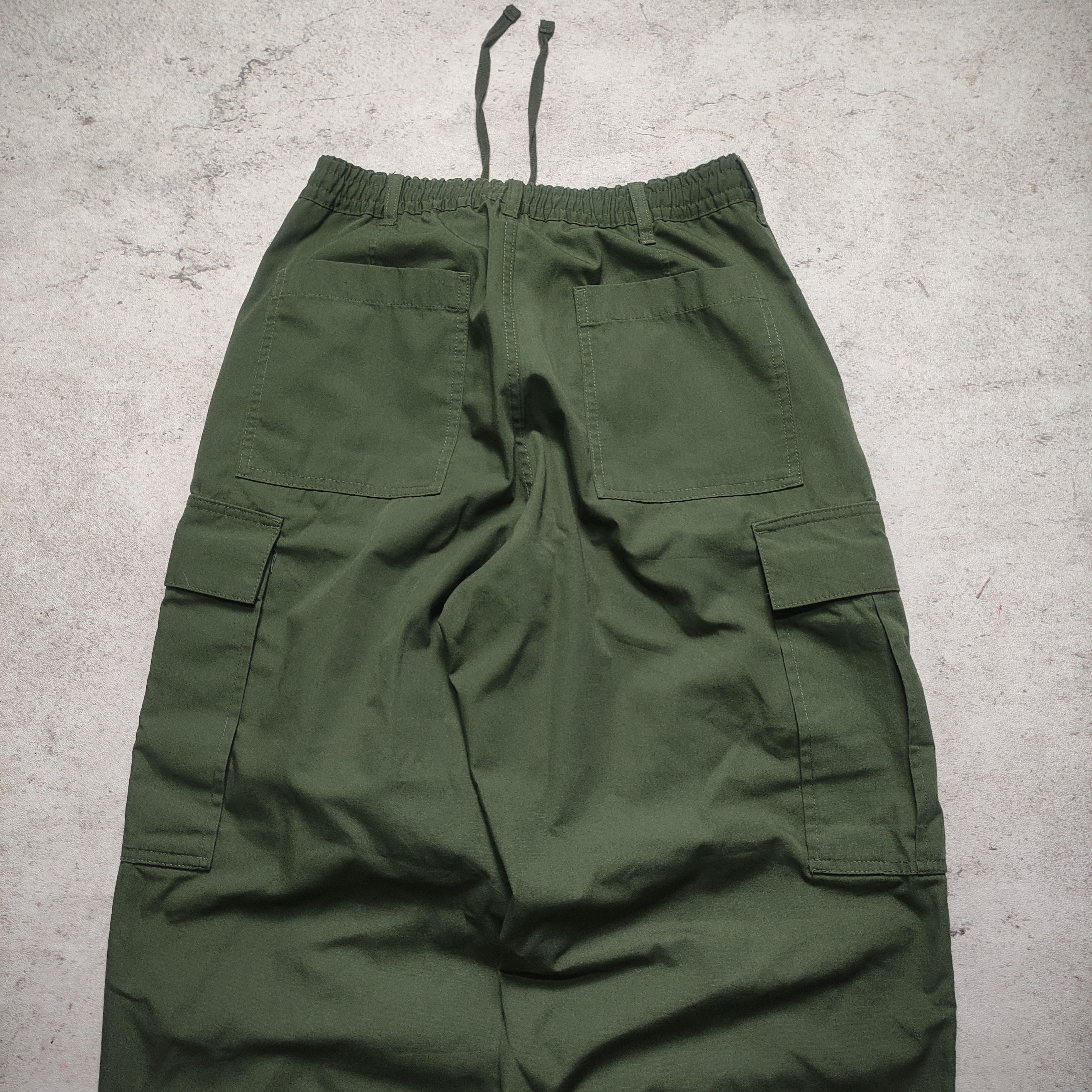 GU × Japanese Brand Gu Super Wide Cargo Ballon Pants Style Yohji Yamamoto Size US 29 - 4 Thumbnail