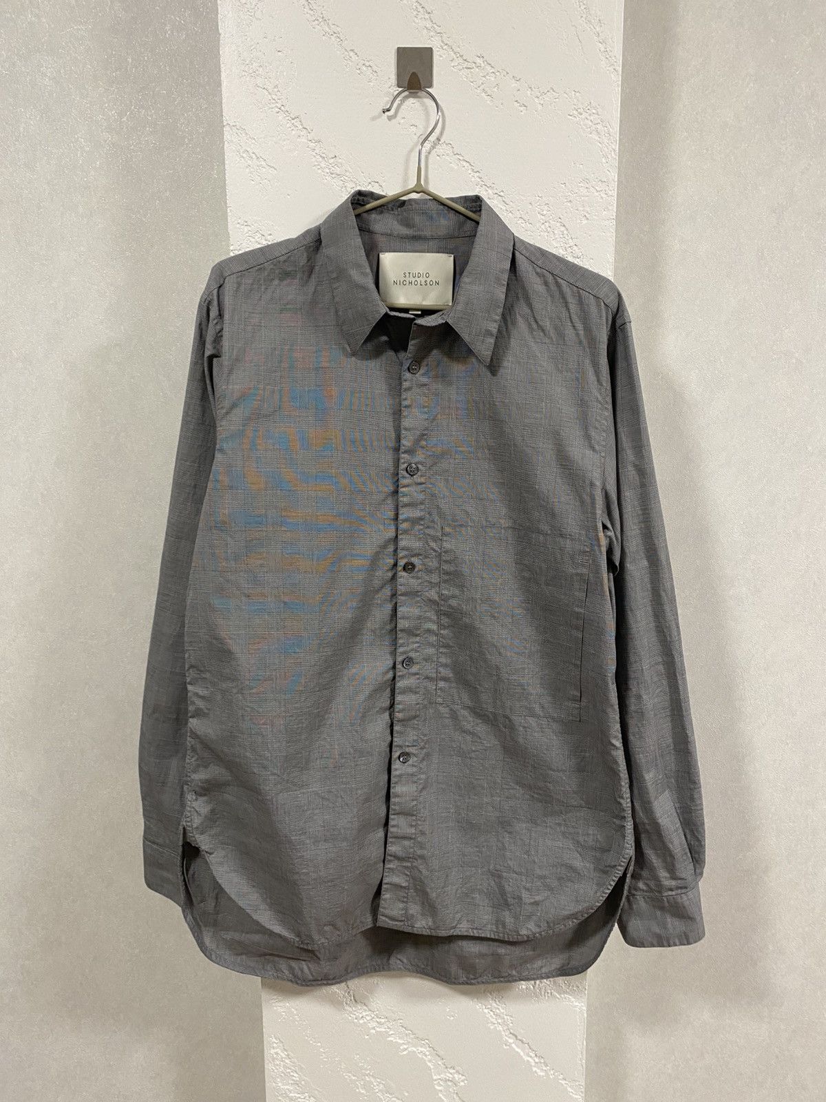 Studio Nicholson Studio Nicholson Of Wales Check Cotton Shirt AW18 Sampling Size US M / EU 48-50 / 2 - 1 Thumbnail