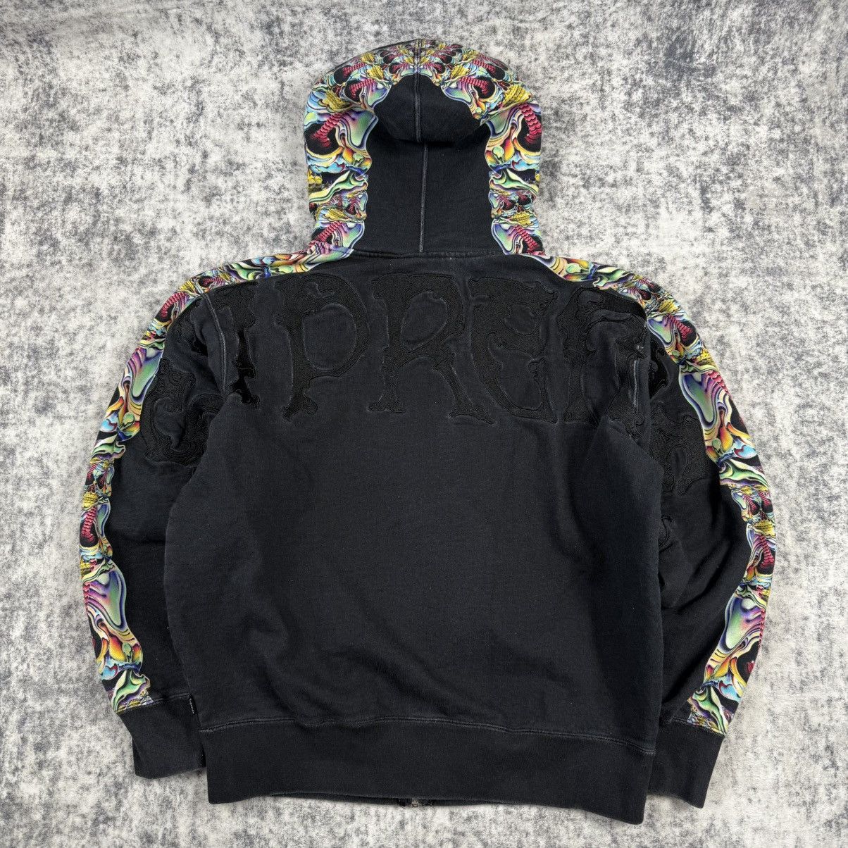 Supreme Supreme Skulls Big Logo ‘Black’ Zip Hoodie Size US S / EU 44-46 / 1 - 3 Thumbnail