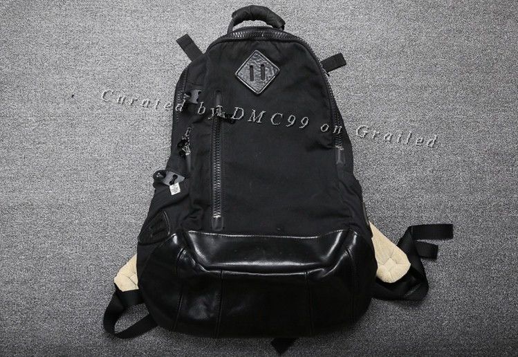 Visvim Visvim 08AW 20L BALLISTIC SHAKER PATCHWORK BACKPACK BLACK