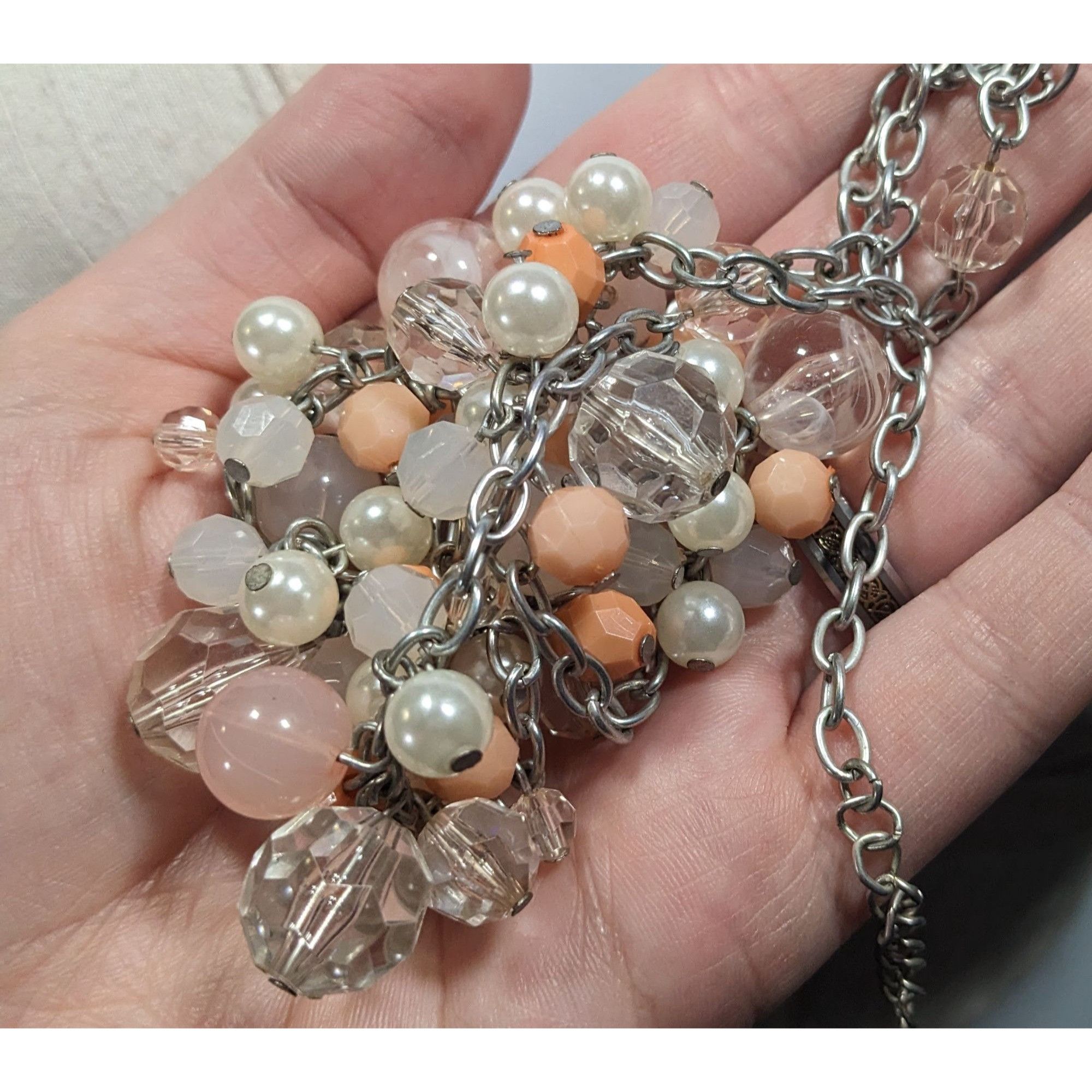Other Coquette Spring Themed Beaded Cluster Station Necklace Size ONE SIZE - 4 Thumbnail
