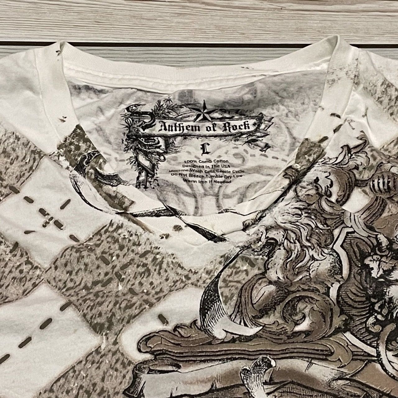 Affliction × Ed Hardy Rare Wings Cross Tee Y2K Affliction Style Size US L / EU 52-54 / 3 - 6 Thumbnail