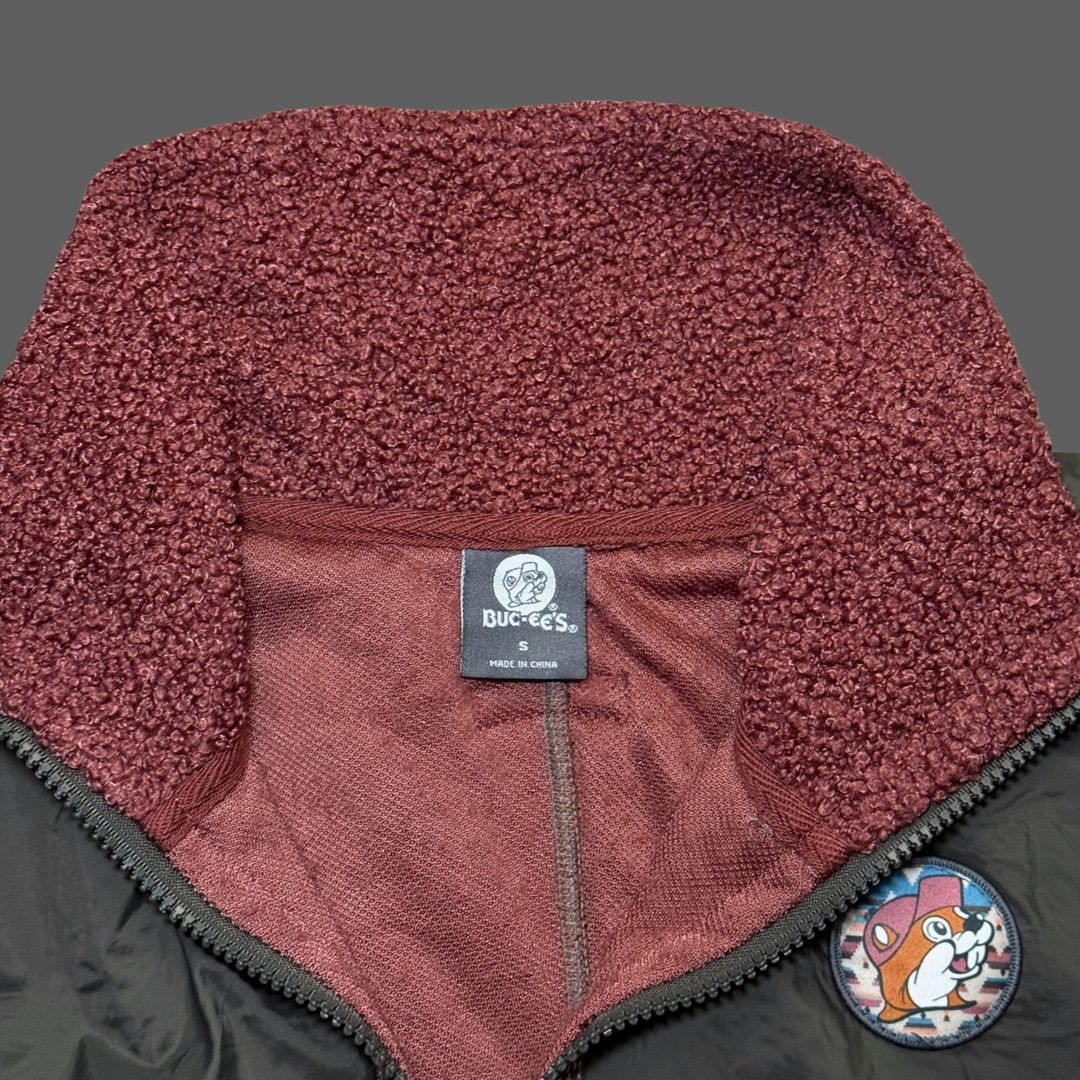 Other Buc-ee's Fall '23 Berber Red/Gray Colorblock Jacket Small Size S / US 4 / IT 40 - 4 Thumbnail
