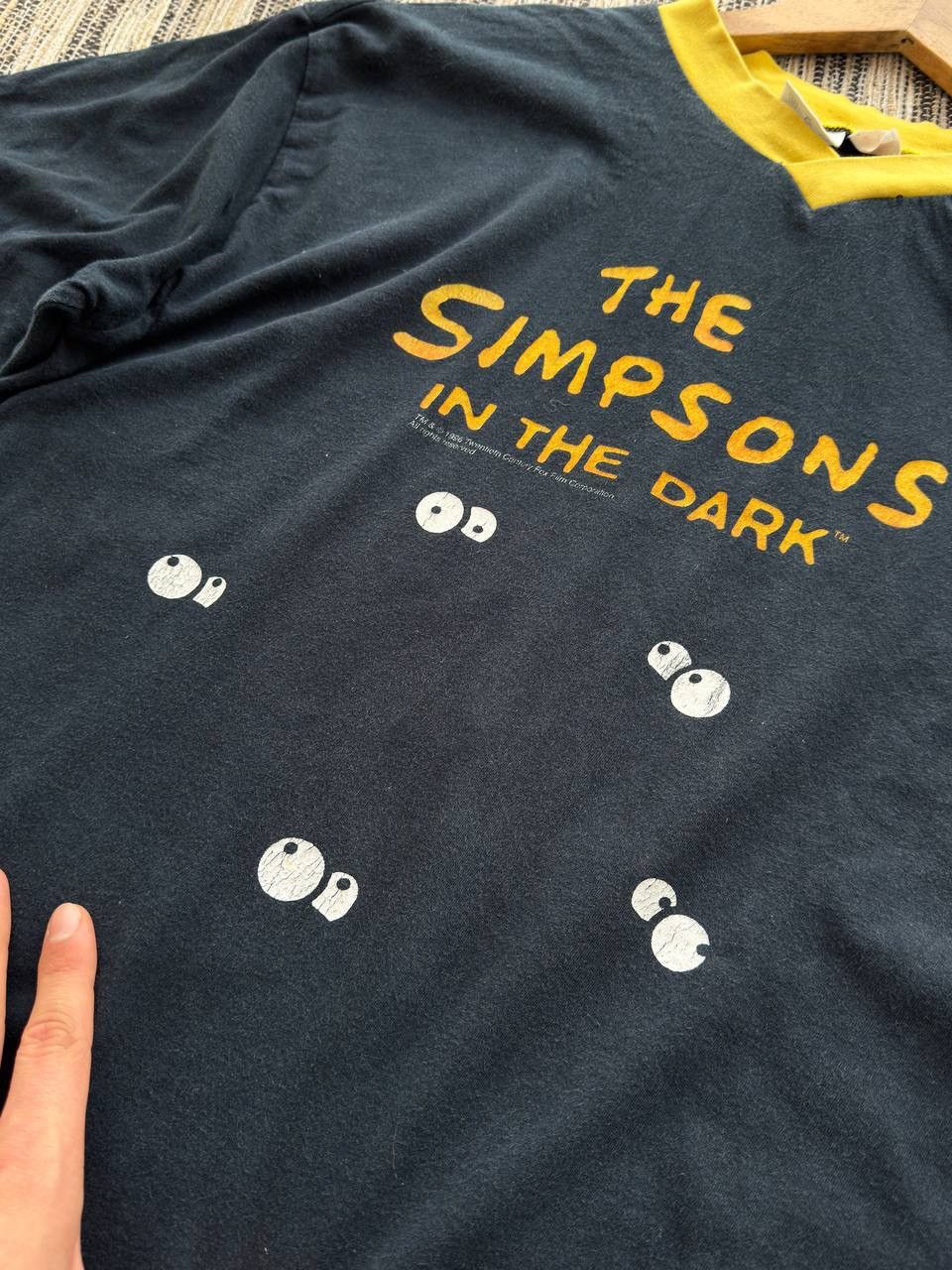 The Simpsons THE SIMPSONS IN THE DARK 20s FOX VINTAGE 1996 TEE SHIRT Size US M / EU 48-50 / 2 - 8 Thumbnail