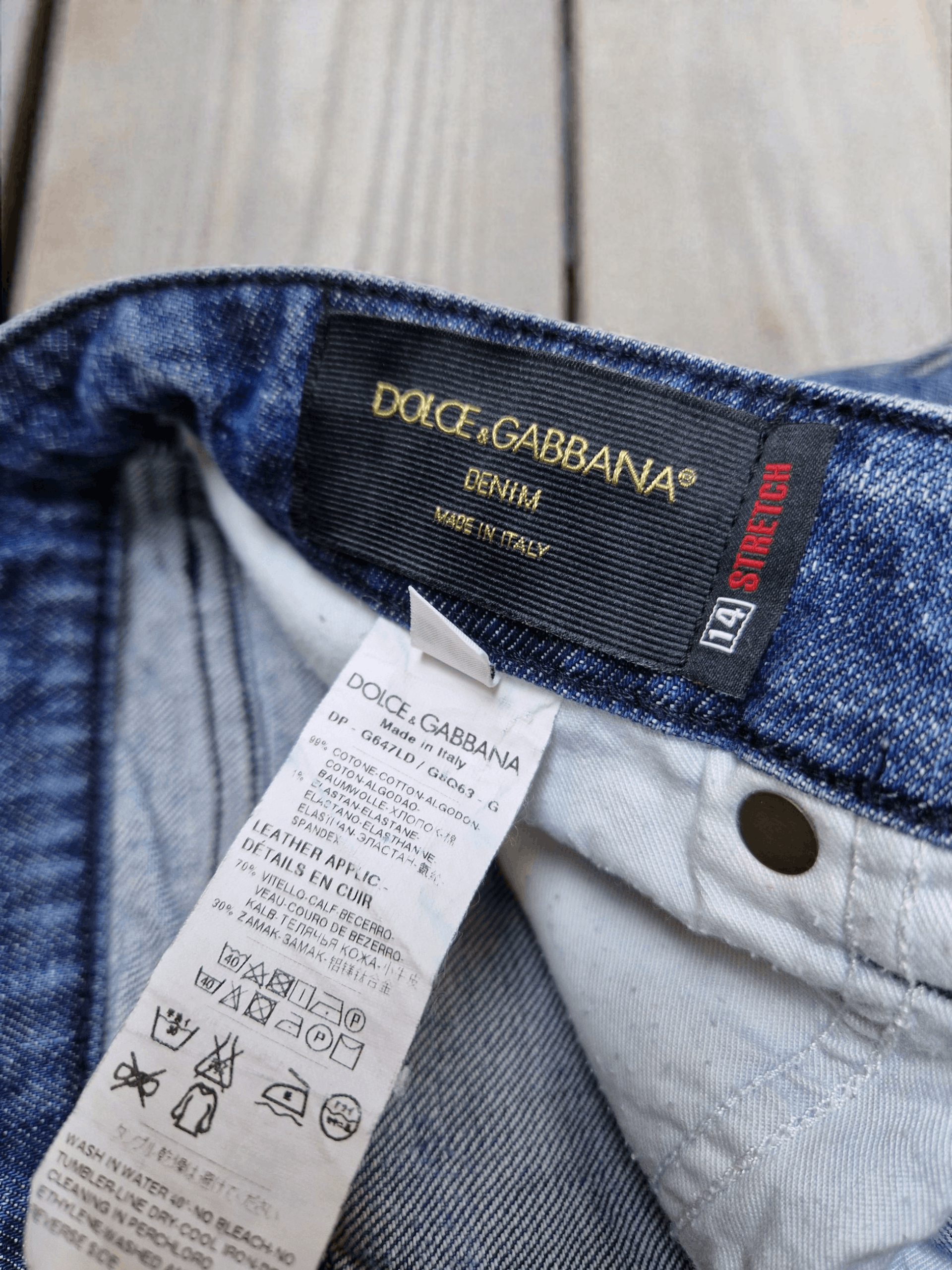 Dolce & Gabbana Dolce & Gabbana Slim Stretch Denim Archive Y2K Size US 32 / EU 48 - 6 Thumbnail