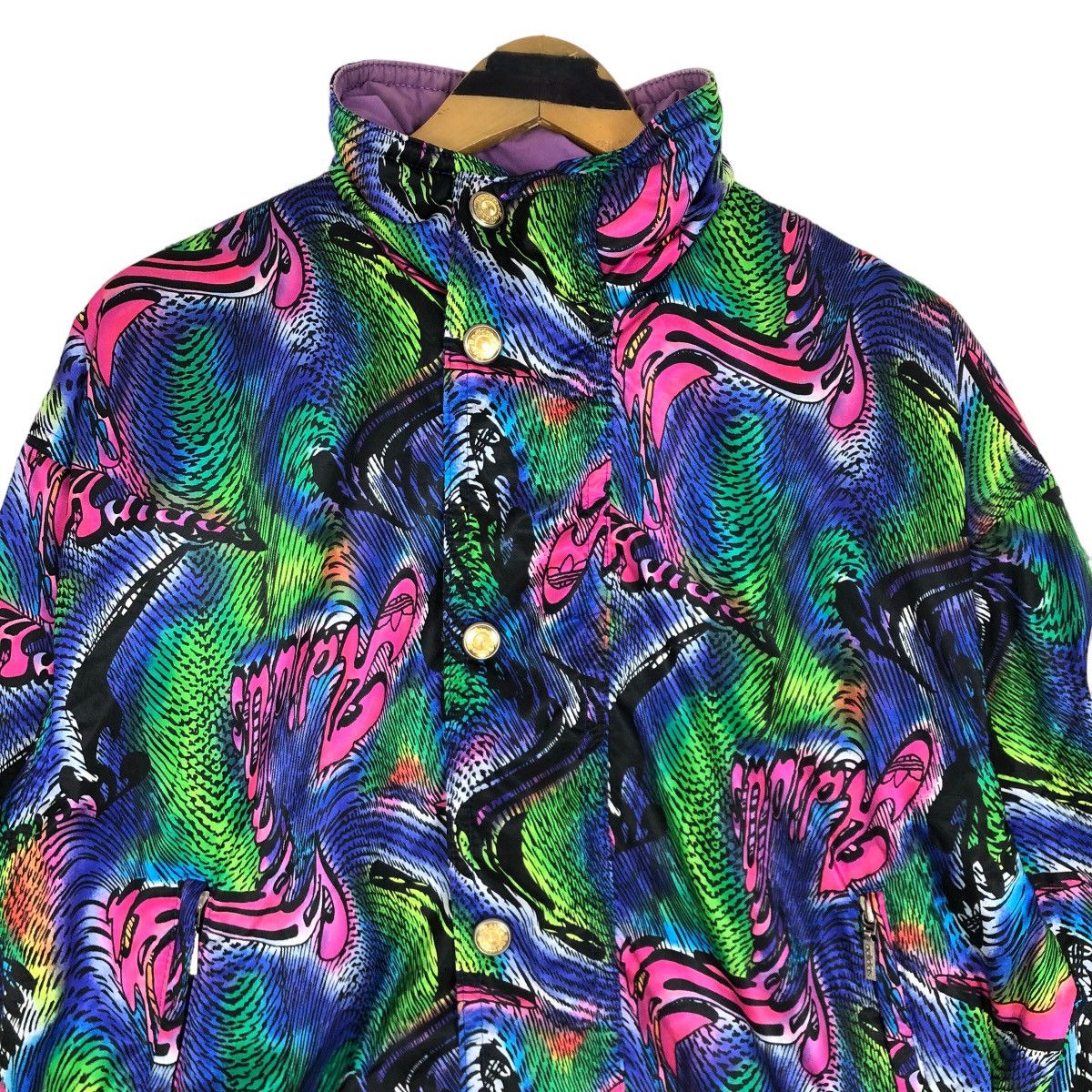 Adidas Vintage 80s Adidas Originals Reversible Nylon Light Jacket Size US L / EU 52-54 / 3 - 5 Thumbnail