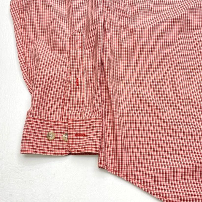 Vintage Columbia Omni Shade Shirt Men's Large Red Check Long Sleeve Button-Up Vented Size US L / EU 52-54 / 3 - 3 Thumbnail