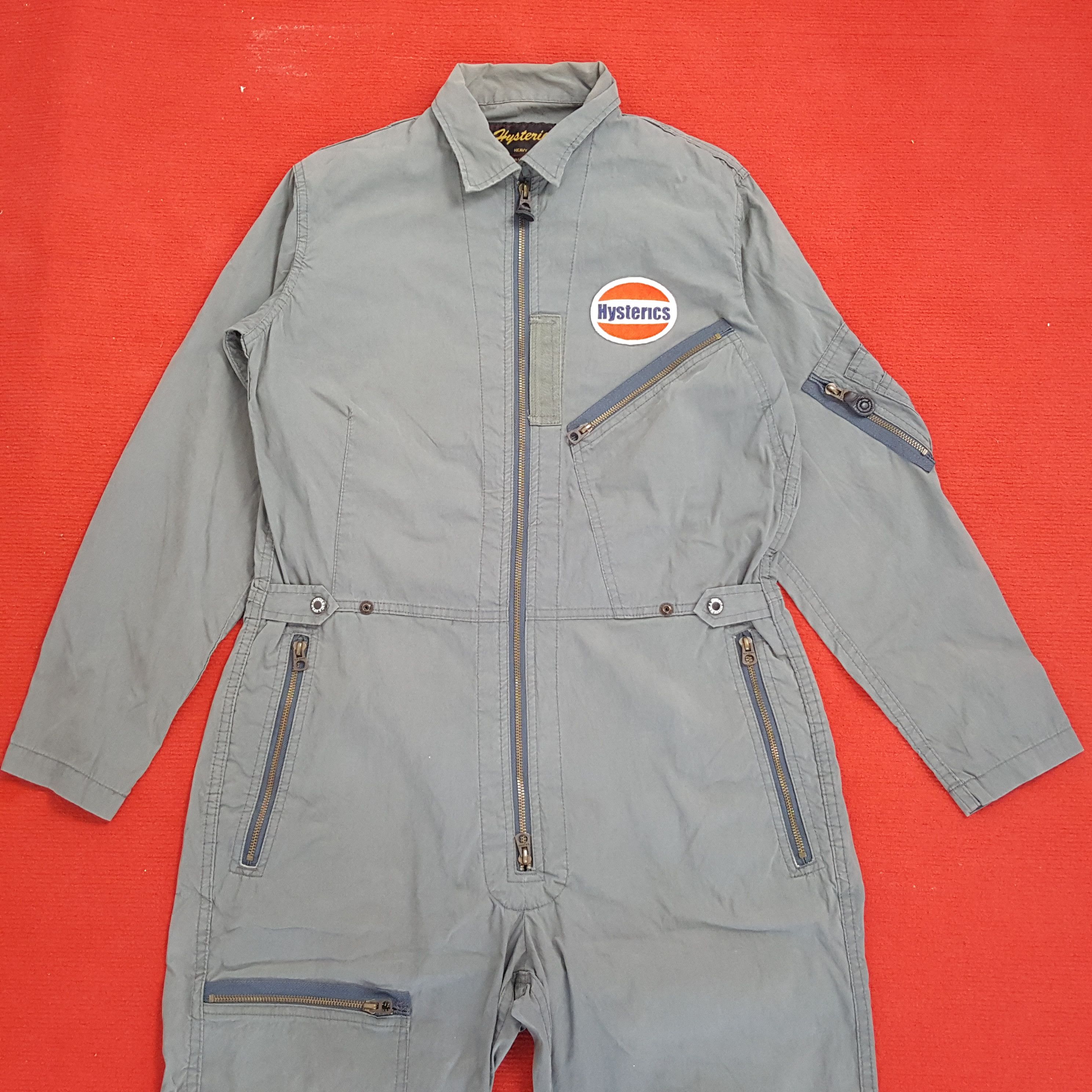 Hysteric Glamour × Japanese Brand × Vintage Hysteric Glamour Japanese Brand Custom Art Coverall Jacket Size US M / EU 48-50 / 2 - 7 Thumbnail