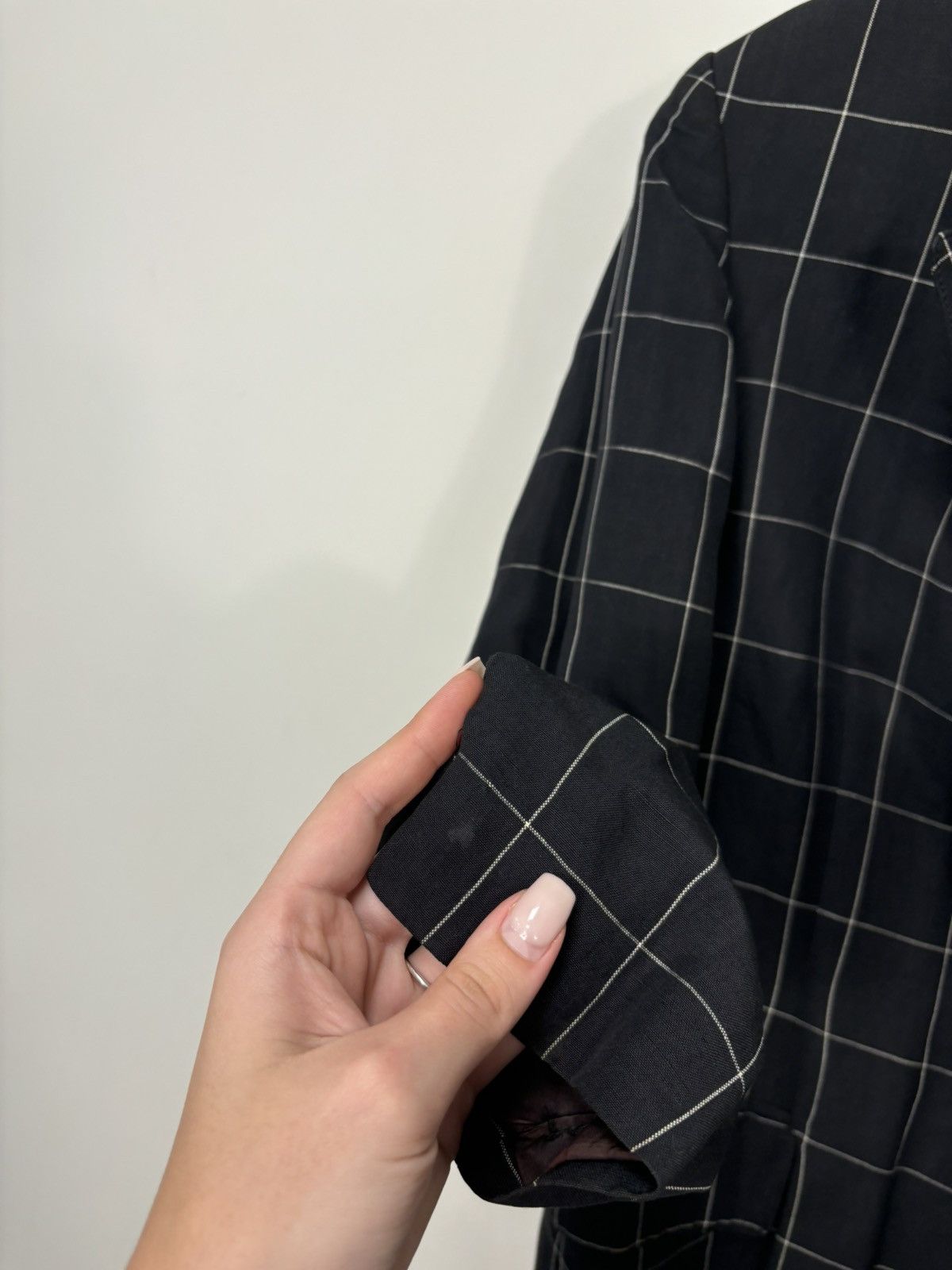 Iceberg Vintage Iceberg Women’s Checkered Luxury Linen Blazer Jacket Size L / US 10 / IT 46 - 16 Thumbnail