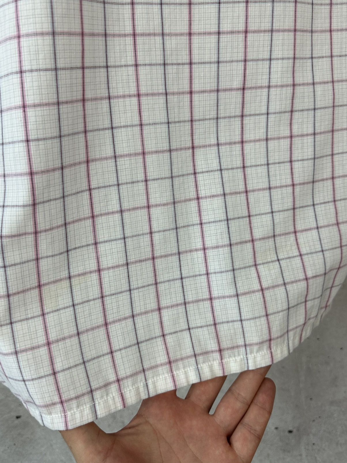 Yves Saint Laurent YSL Vintage YvesSaintLaurent Check Short Sleeve Shirt Size US L / EU 52-54 / 3 - 11 Thumbnail