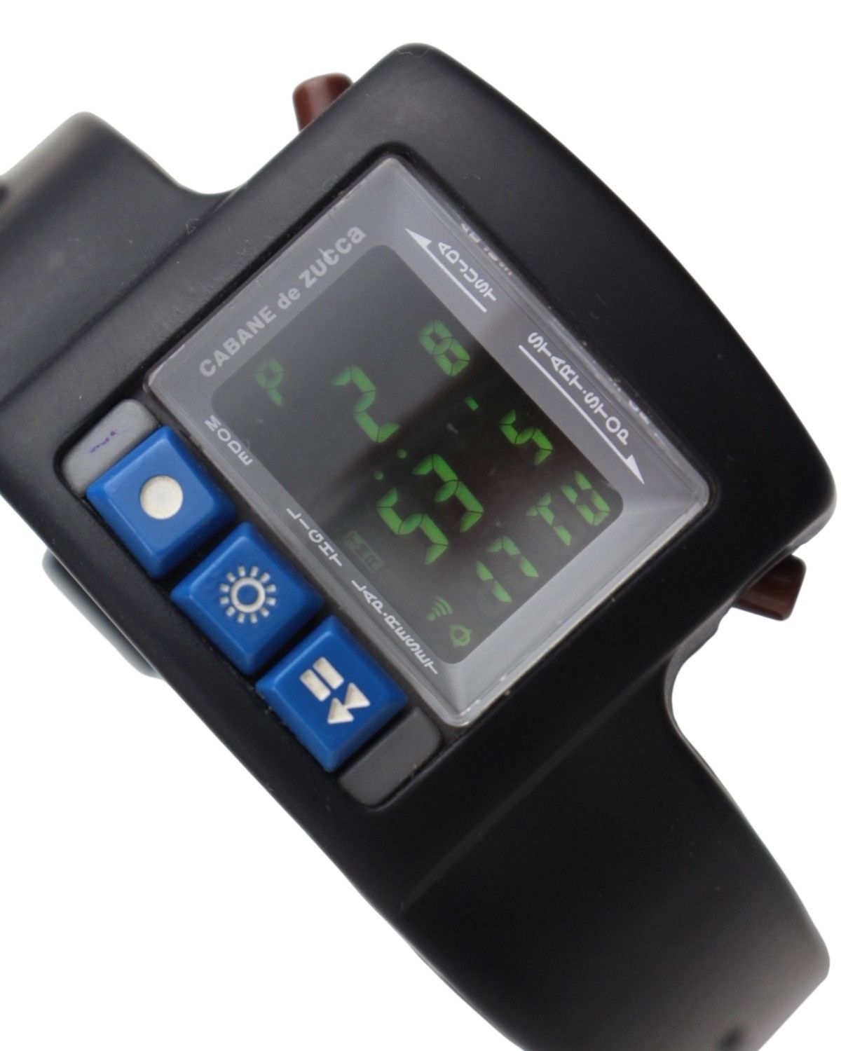 Issey Miyake × Seiko 1997 CABANE DE ZUCCA SEIKO LE CHOCOLAT DIGITAL WATCH Size ONE SIZE - 3 Thumbnail