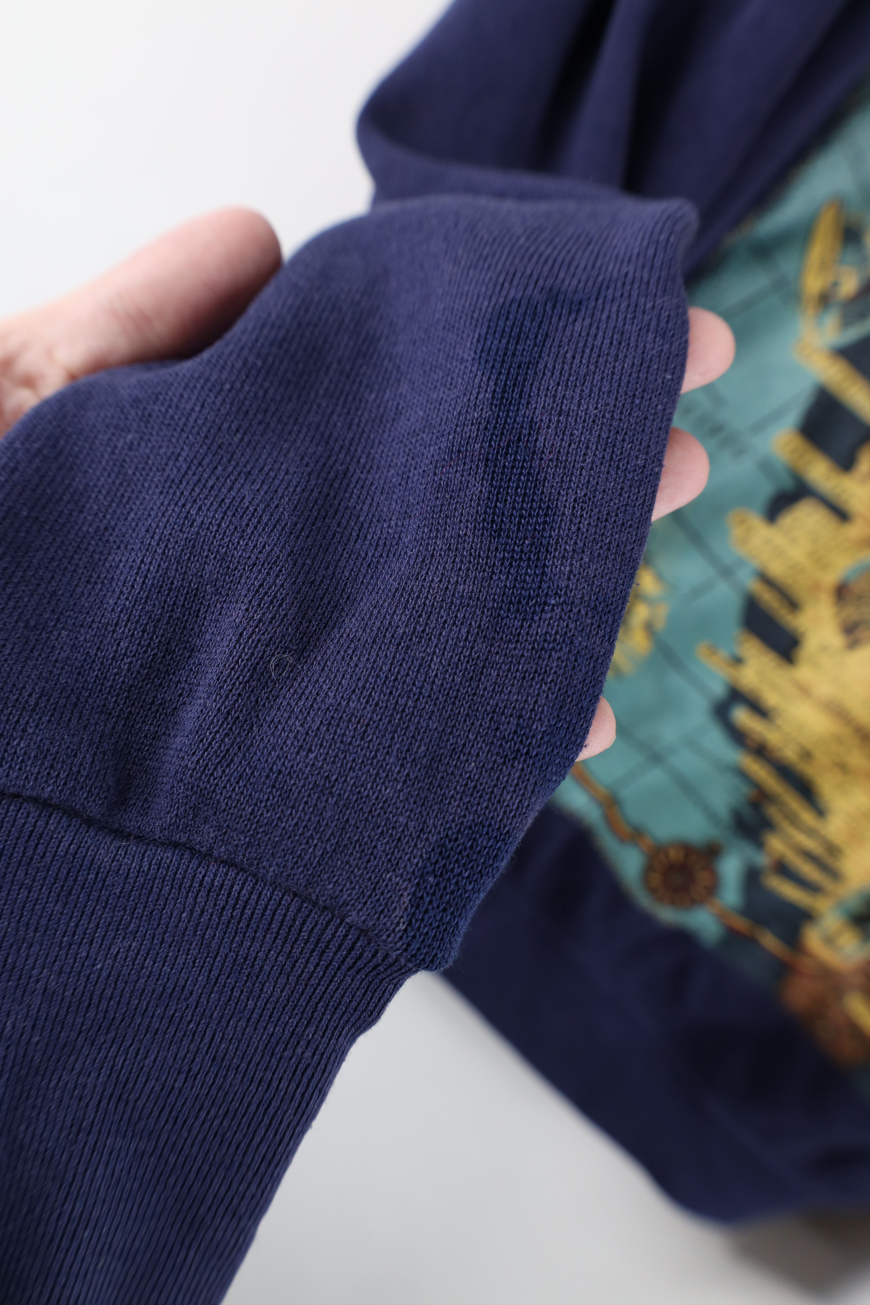 Vintage Vintage 90s Streetwear California Map Sun Sweatshirt Blue Size M / US 6-8 / IT 42-44 - 6 Thumbnail