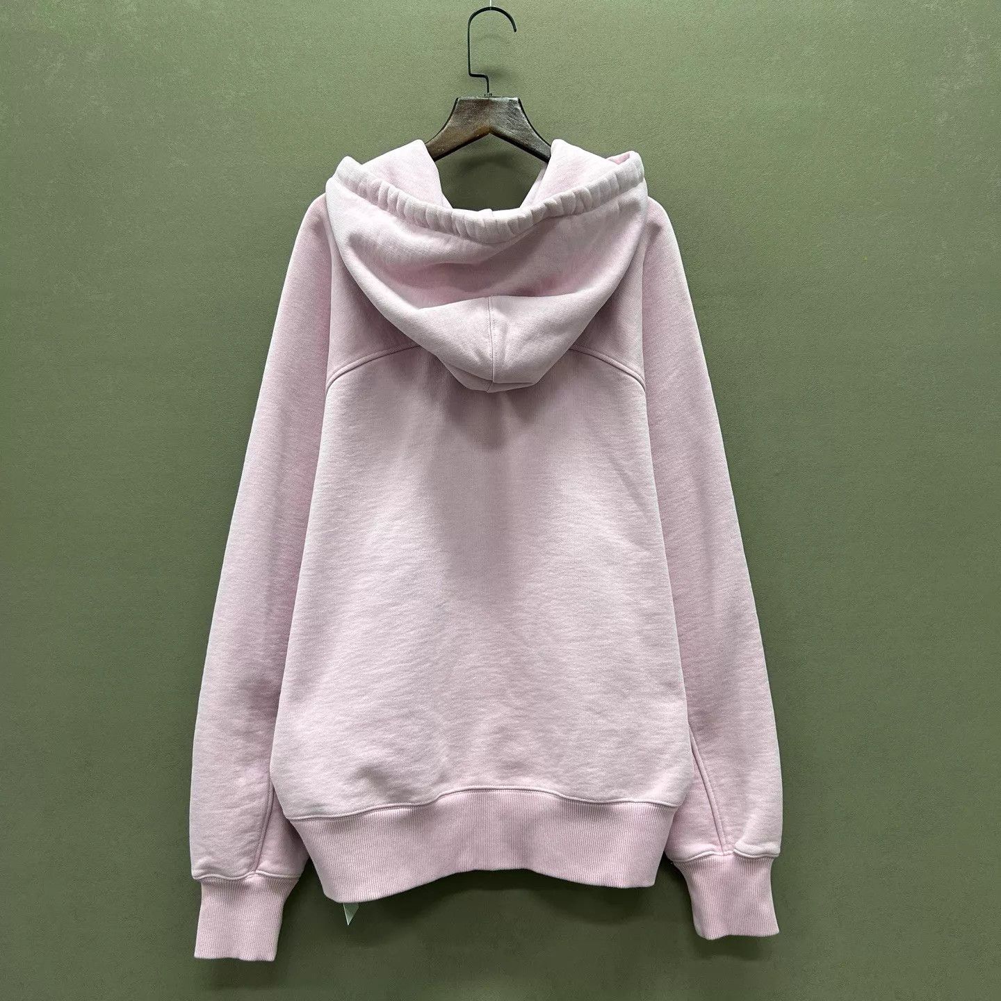 AMI Ami Pink Small Heart Embroidery Hoodie S Size S / US 4 / IT 40 - 2 Thumbnail