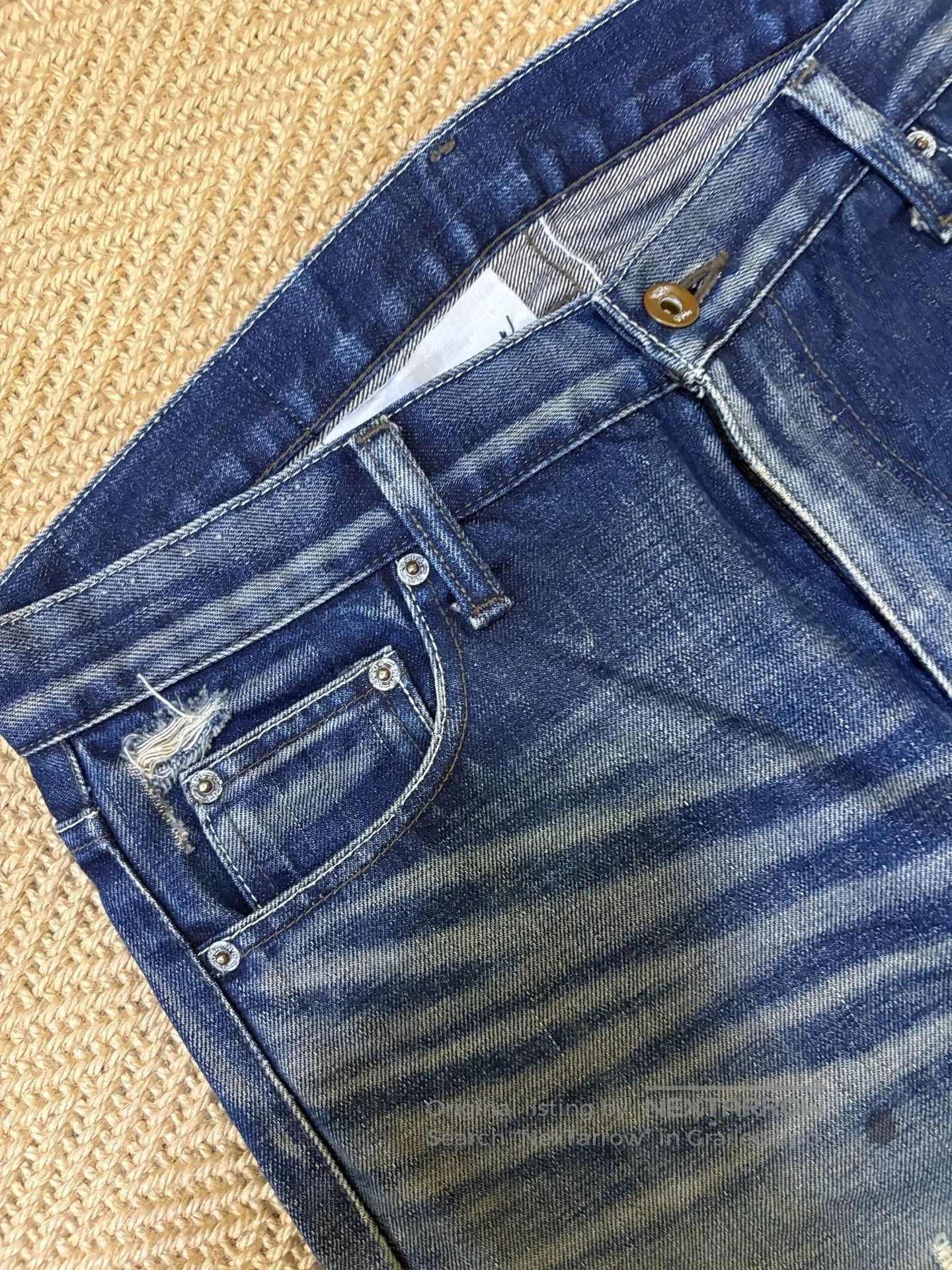 Neighborhood Neighborhood 07 FLASH Washed Denim. Size US 30 / EU 46 - 5 Thumbnail