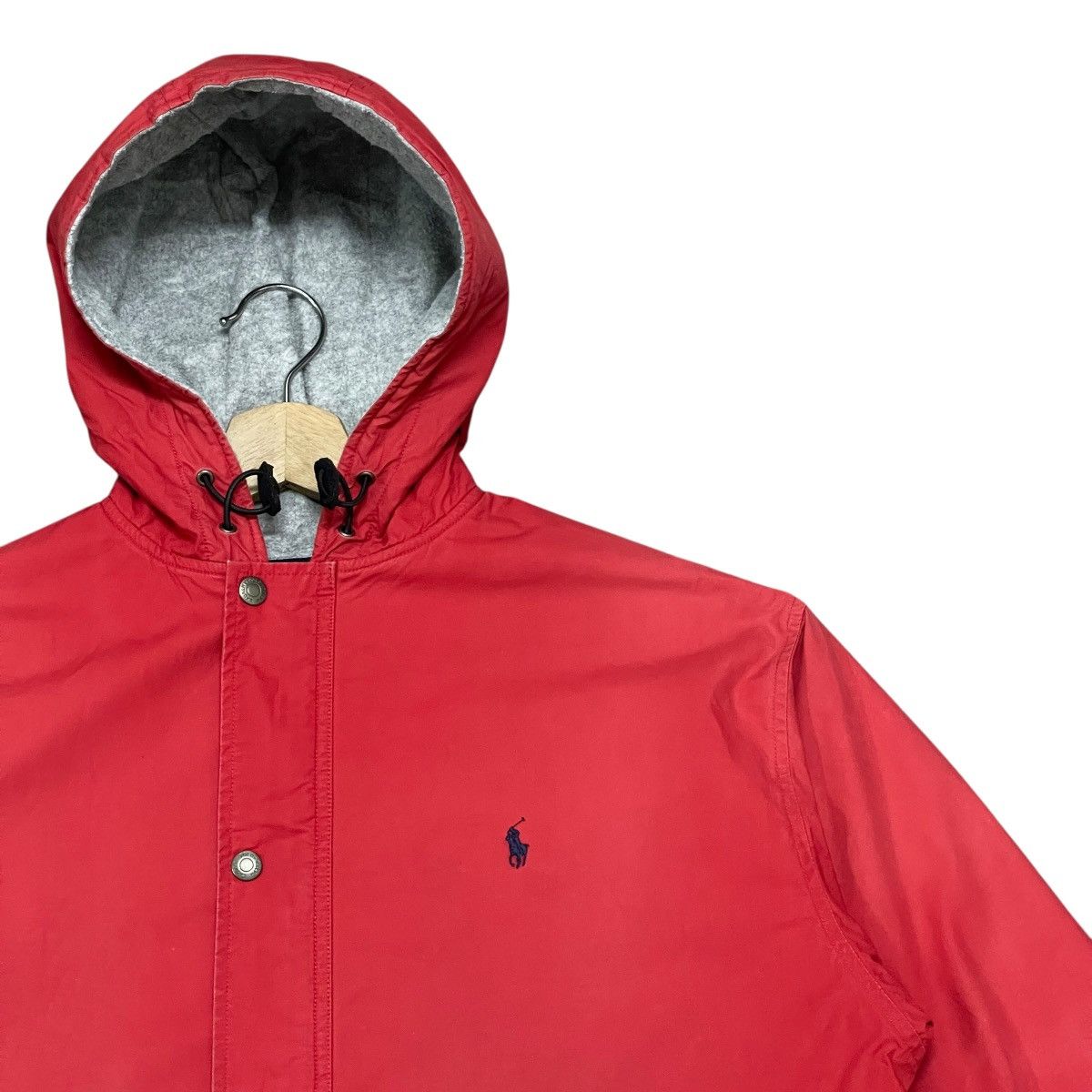 Polo Ralph Lauren Vintage 90s Polo Ralph Lauren Red Hooded Windbreaker Jacket Size US L / EU 52-54 / 3 - 2 Thumbnail