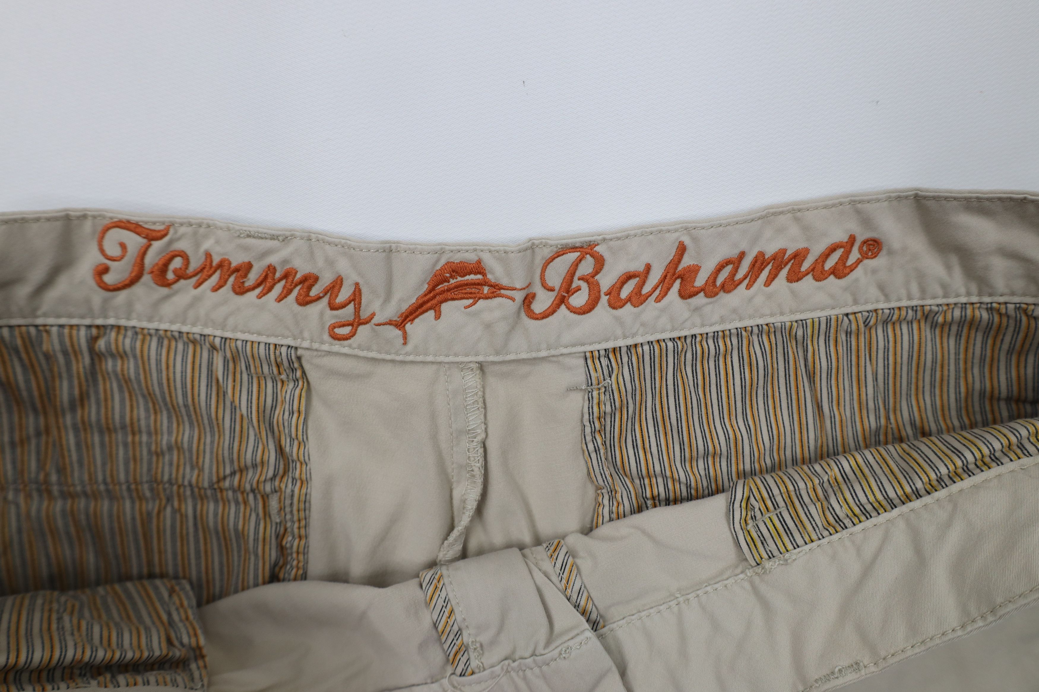 Tommy Bahama Vintage Tommy Bahama Stretch Wide Leg Chino Pants Beige Size US 36 / EU 52 - 9 Thumbnail