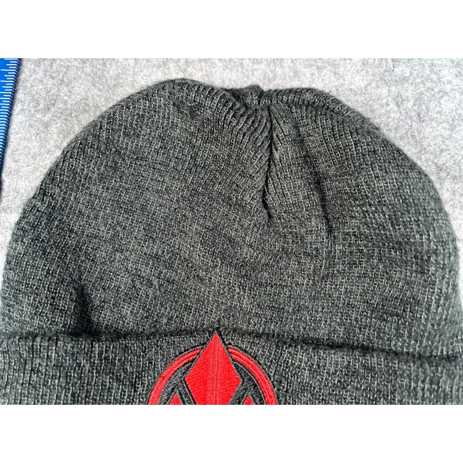 Star Wars Sith Eternal Crest Star Wars Beanie Toque Adult One Size Gray Knit 100% Arylic Star Wars Beanie Hat Men One Size Gray Knit Size ONE SIZE - 3 Thumbnail