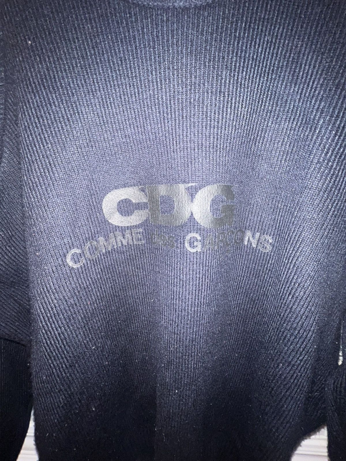 Comme des Garcons CDG logo knit Size US L / EU 52-54 / 3 - 3 Thumbnail