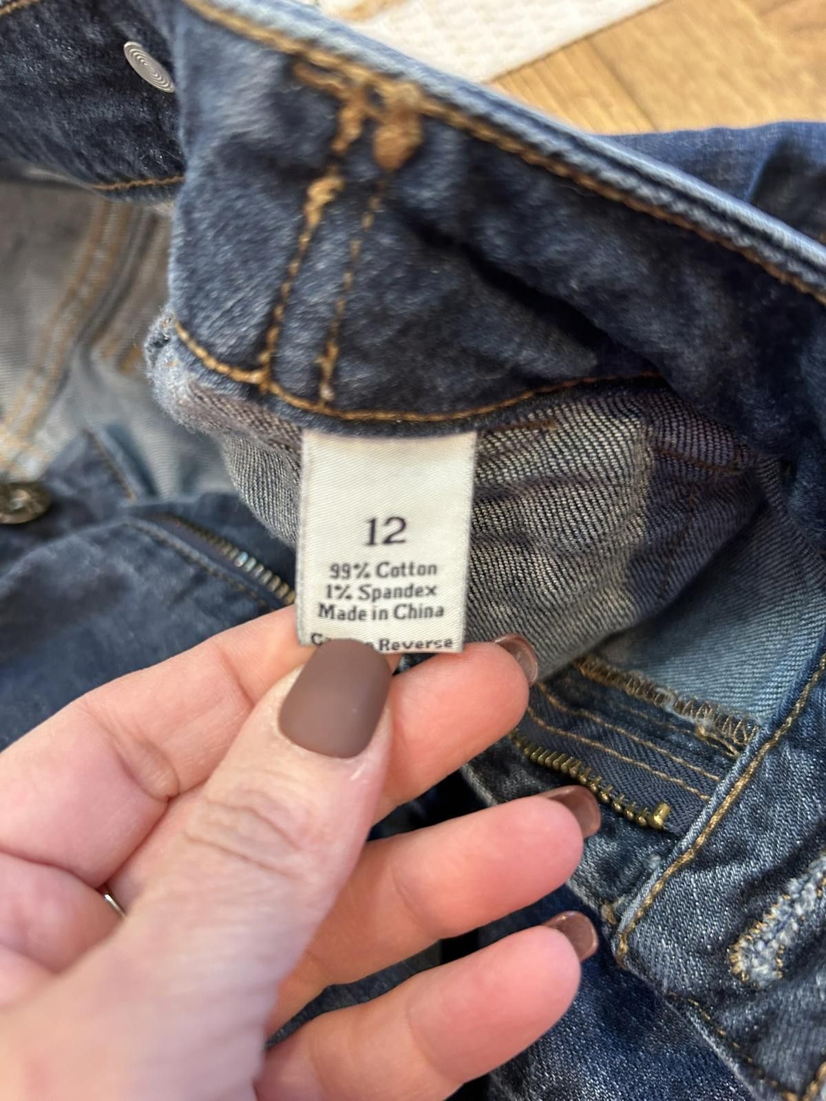 Other Simply Vera Classic Blue Denim Jeans Size 34" / US 12 / IT 48 - 7 Thumbnail