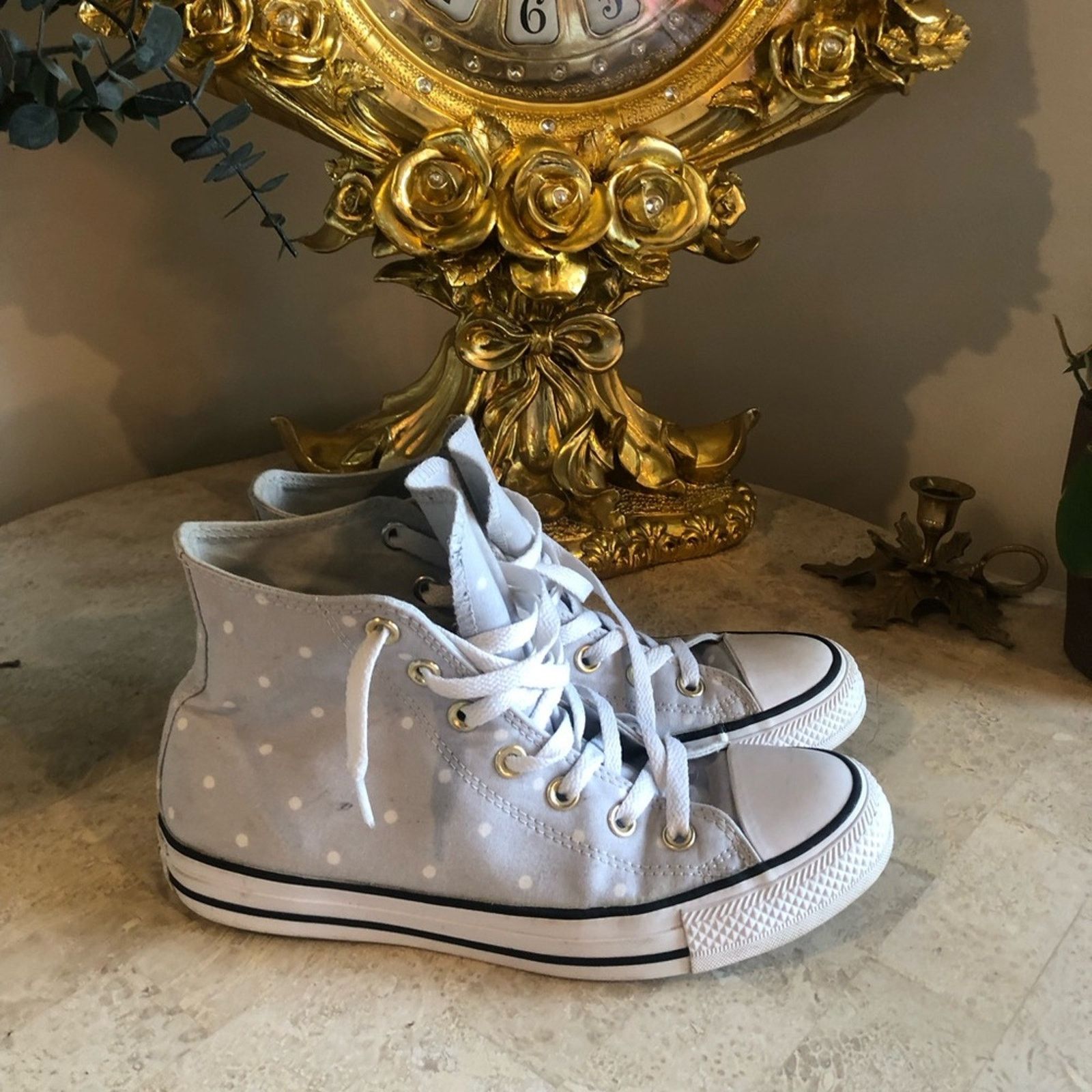 Converse Converse polka dot hi top Sz:8 Size US 8 / IT 38 - 4 Thumbnail