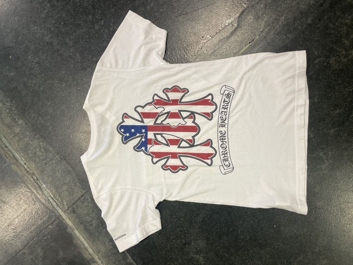 Chrome Hearts Chrome Hearts USA Cross Tee Size US S / EU 44-46 / 1 - 6 Thumbnail