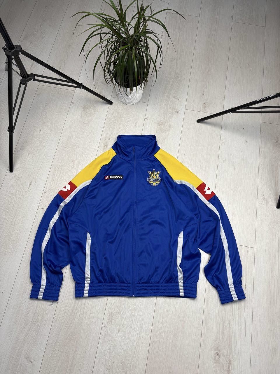 Vintage Ukraine 2006 National Team Track Jacket Top Lotto